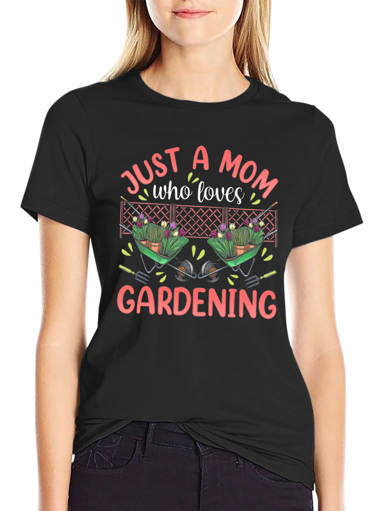 Just a Mom Who Loves Gardening T-Shirt