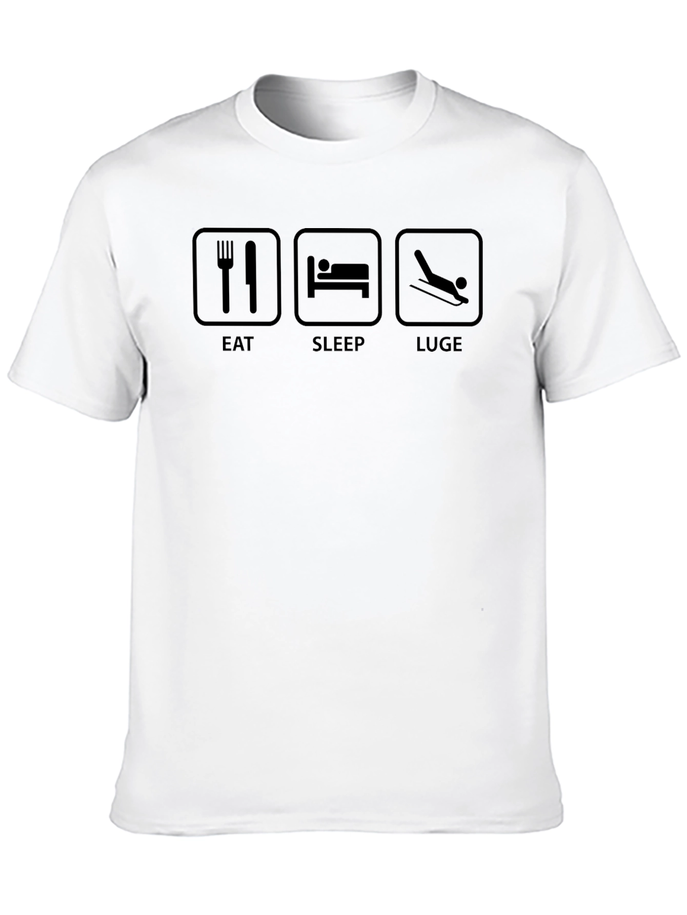 Eat Sleep Luge T-Shirt Funny Luge Gift