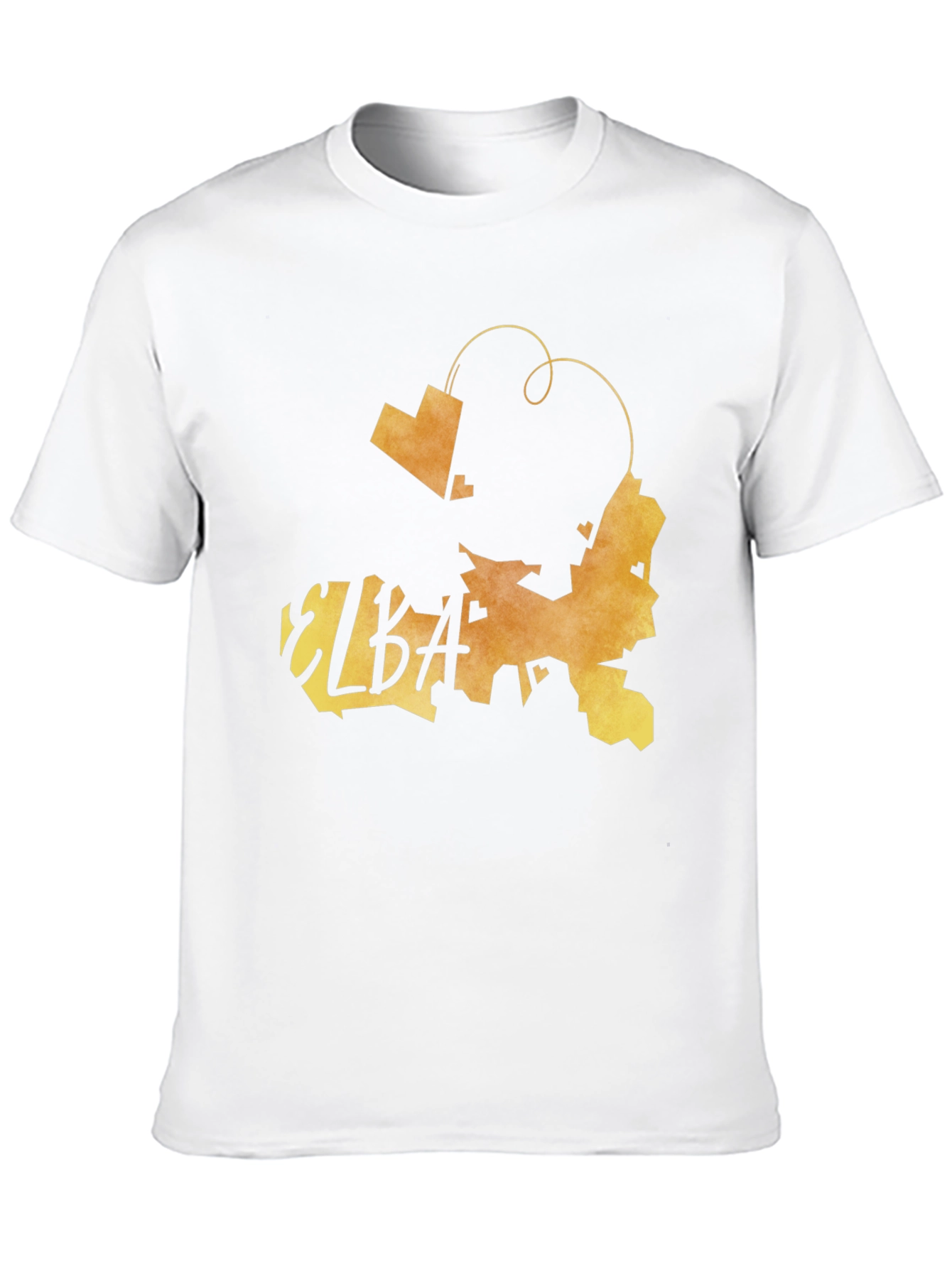Elba Italy Map Graphic Tee - Island Souvenir Shirt