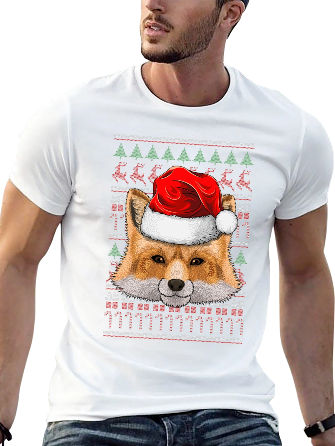 Festive Fox Christmas T-Shirt