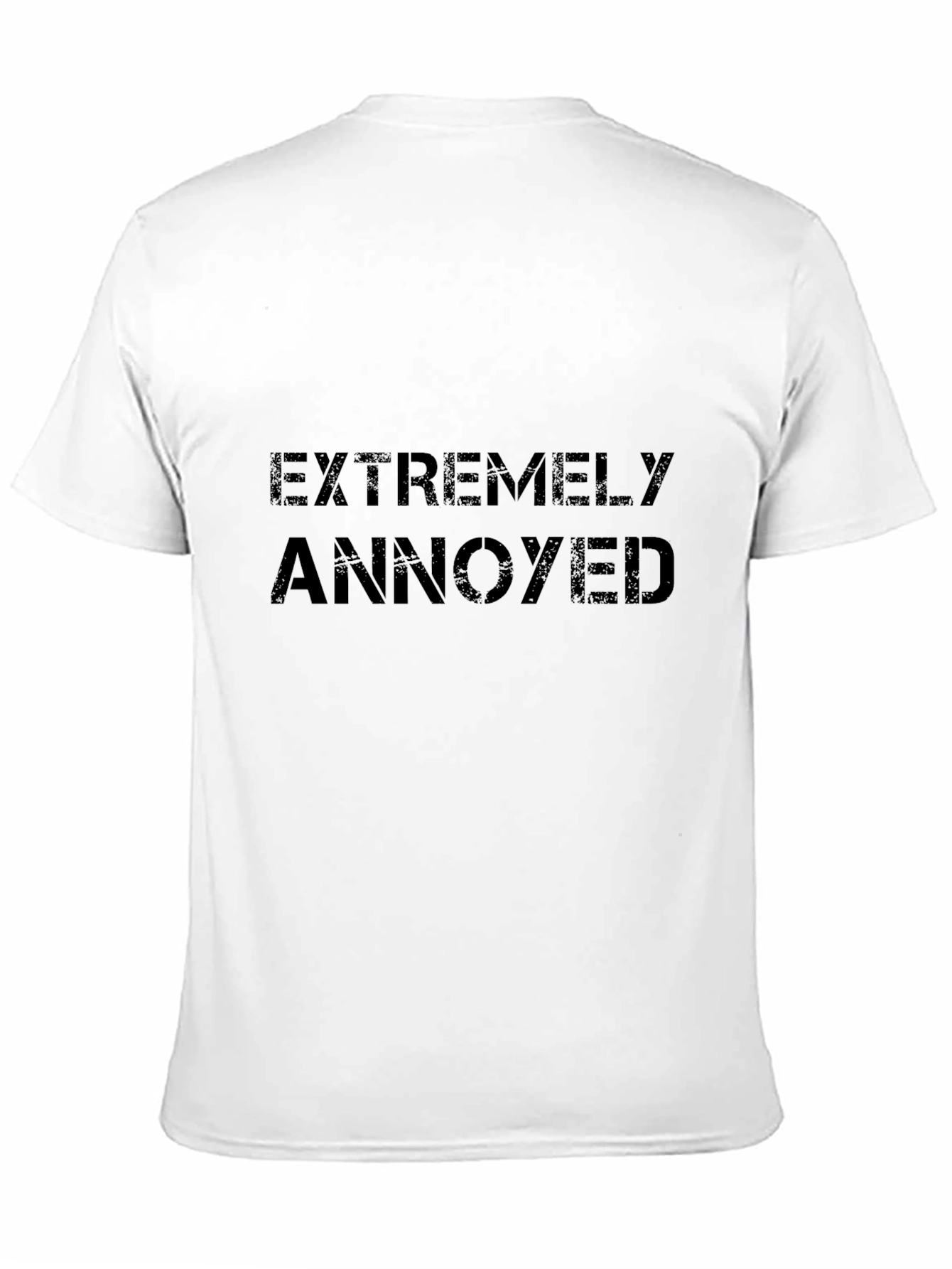 Extremely Annoyed Black Cotton T-Shirt