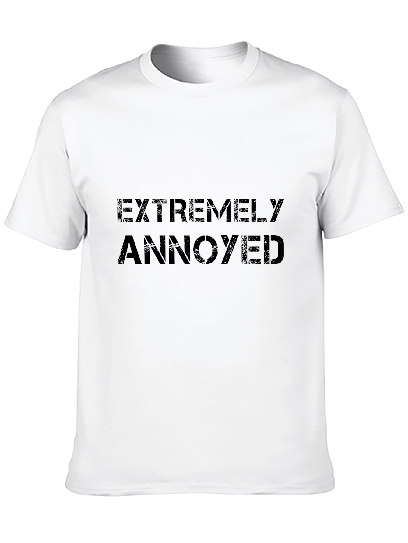 Extremely Annoyed Black Cotton T-Shirt
