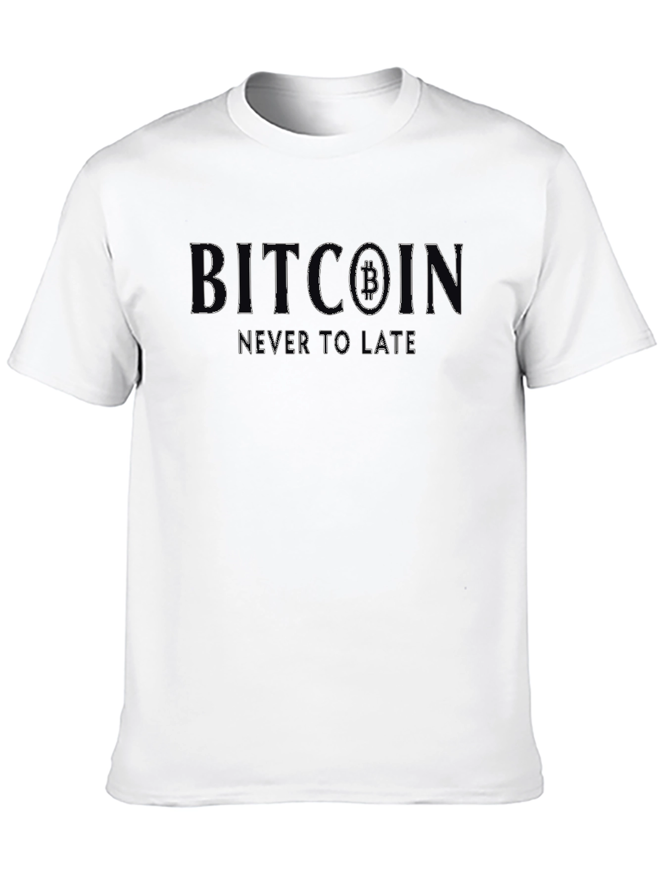 Bitcoin Never To Late Graphic Tee