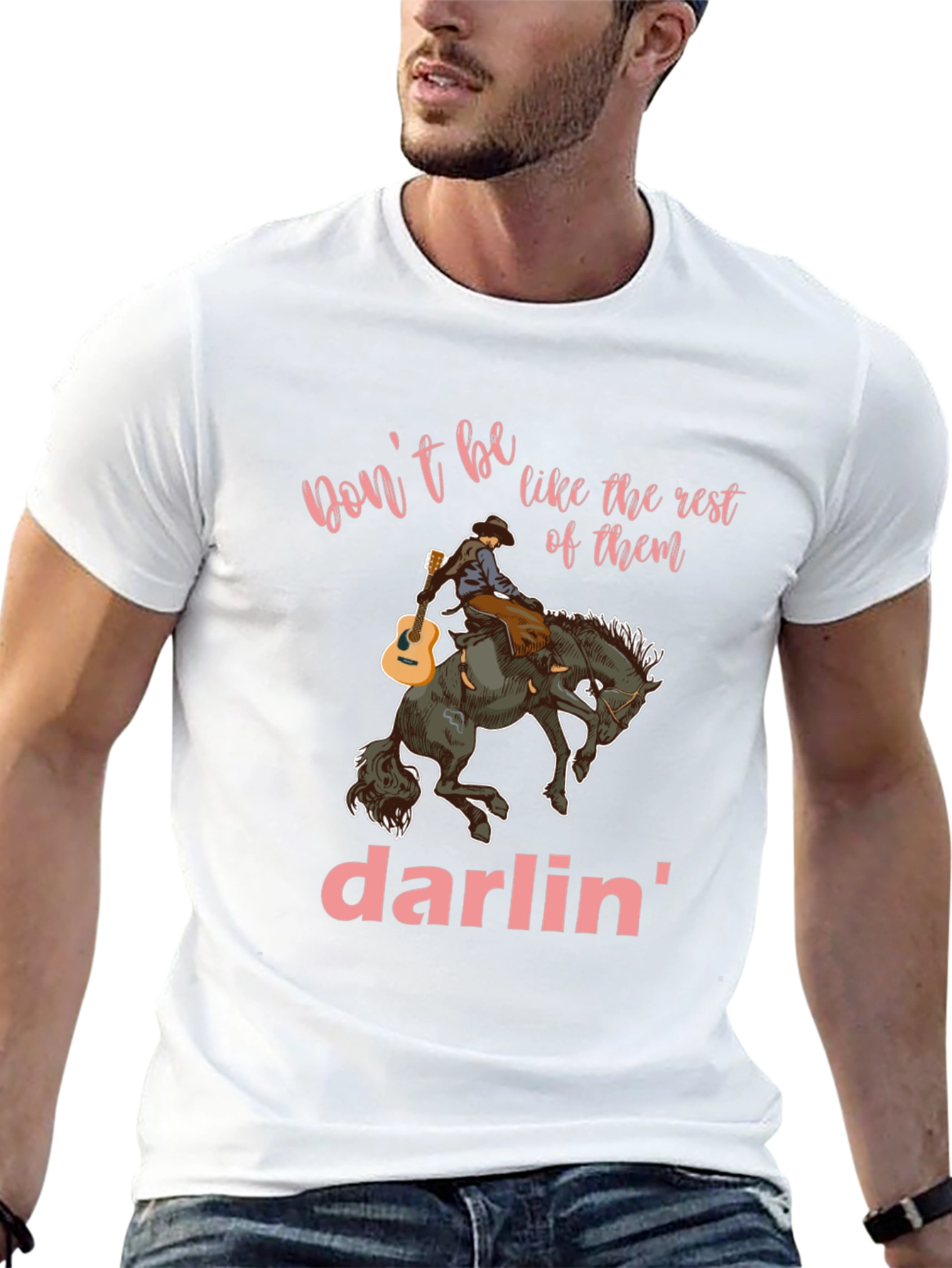Dont Be Like the Rest Darlin Black Graphic Tee