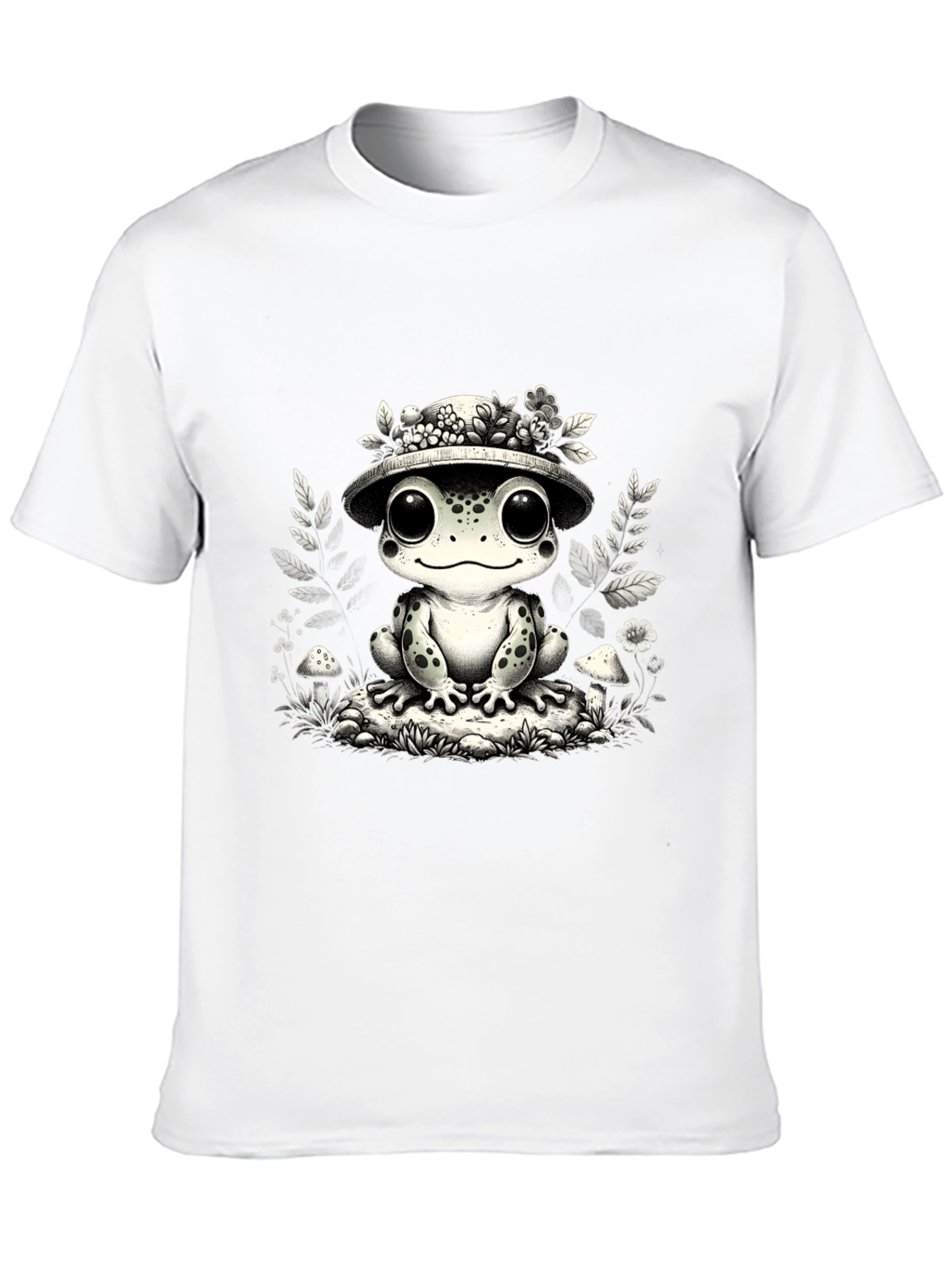 Cute Frog T-Shirt - Toad with Hat