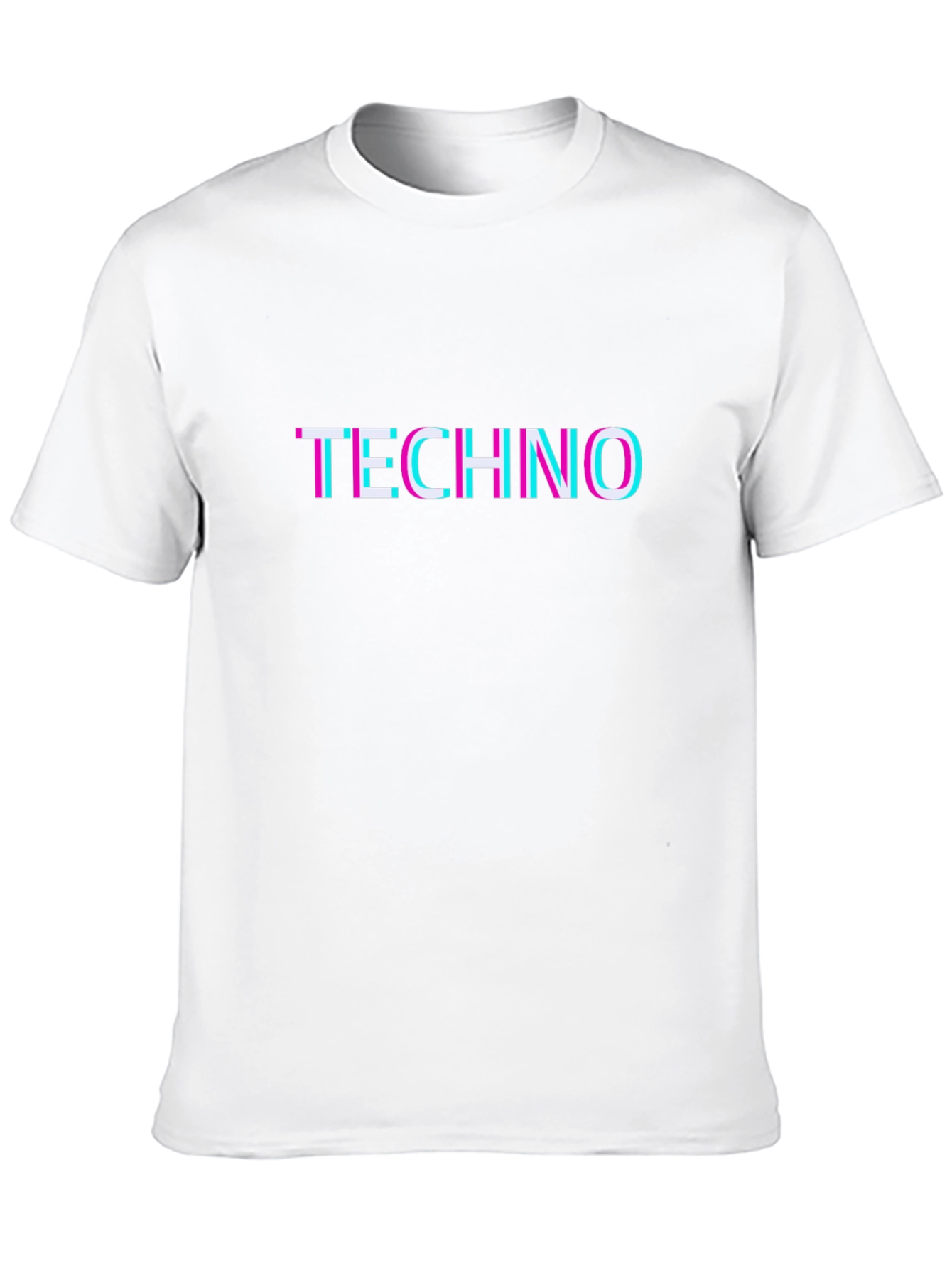 Techno Glitch T-Shirt - Modern Style