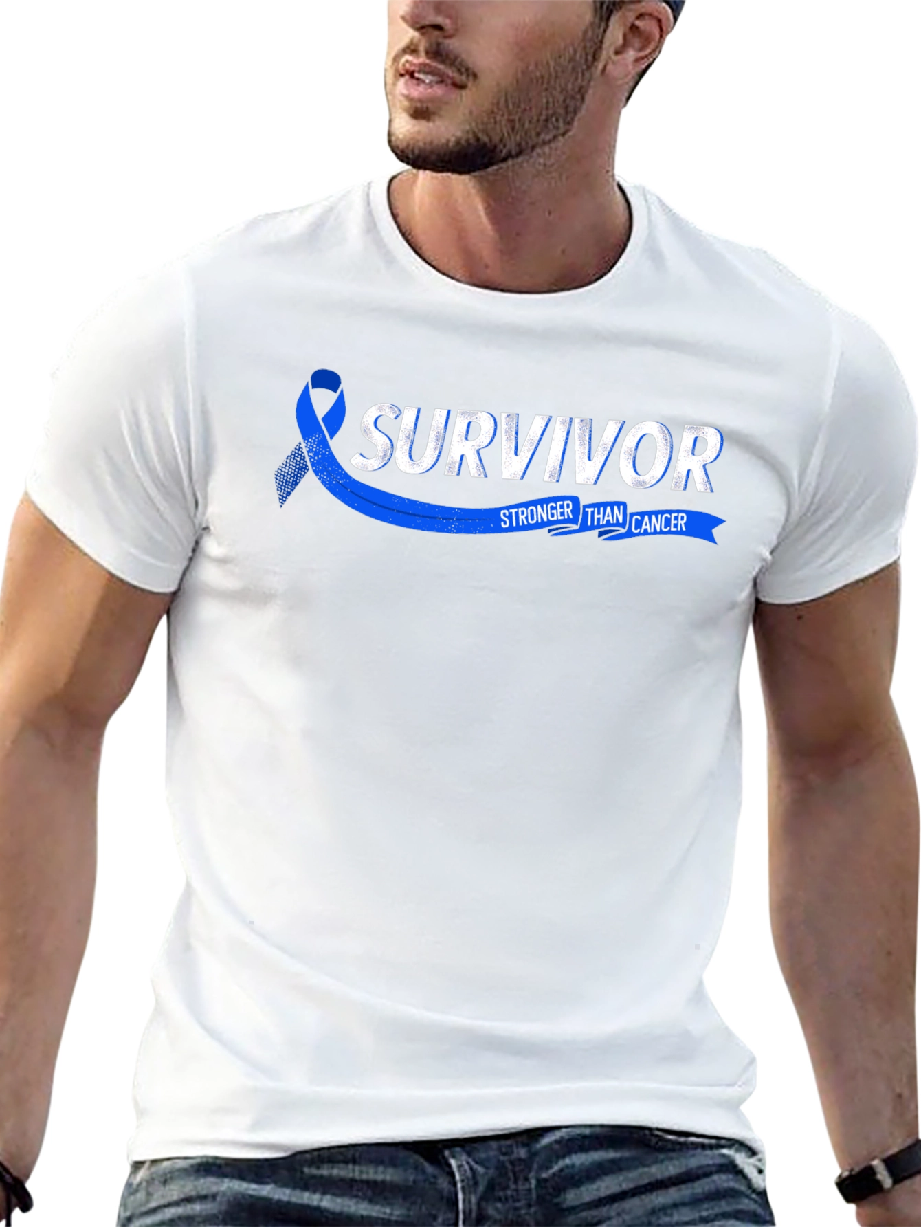Survivor Stronger Than Cancer Awareness T-Shirt