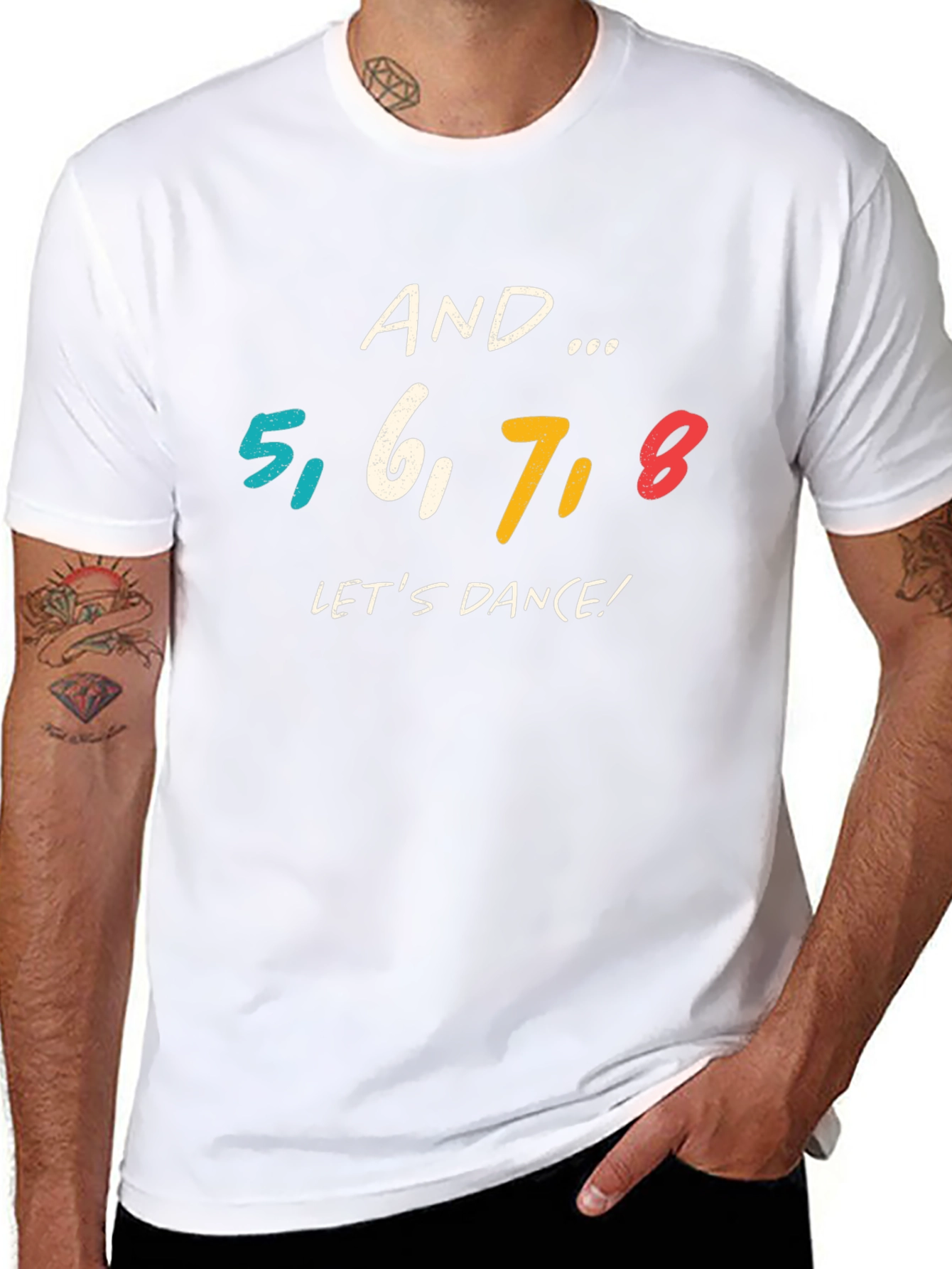 And 5 6 7 8 Lets Dance! Graphic T-Shirt