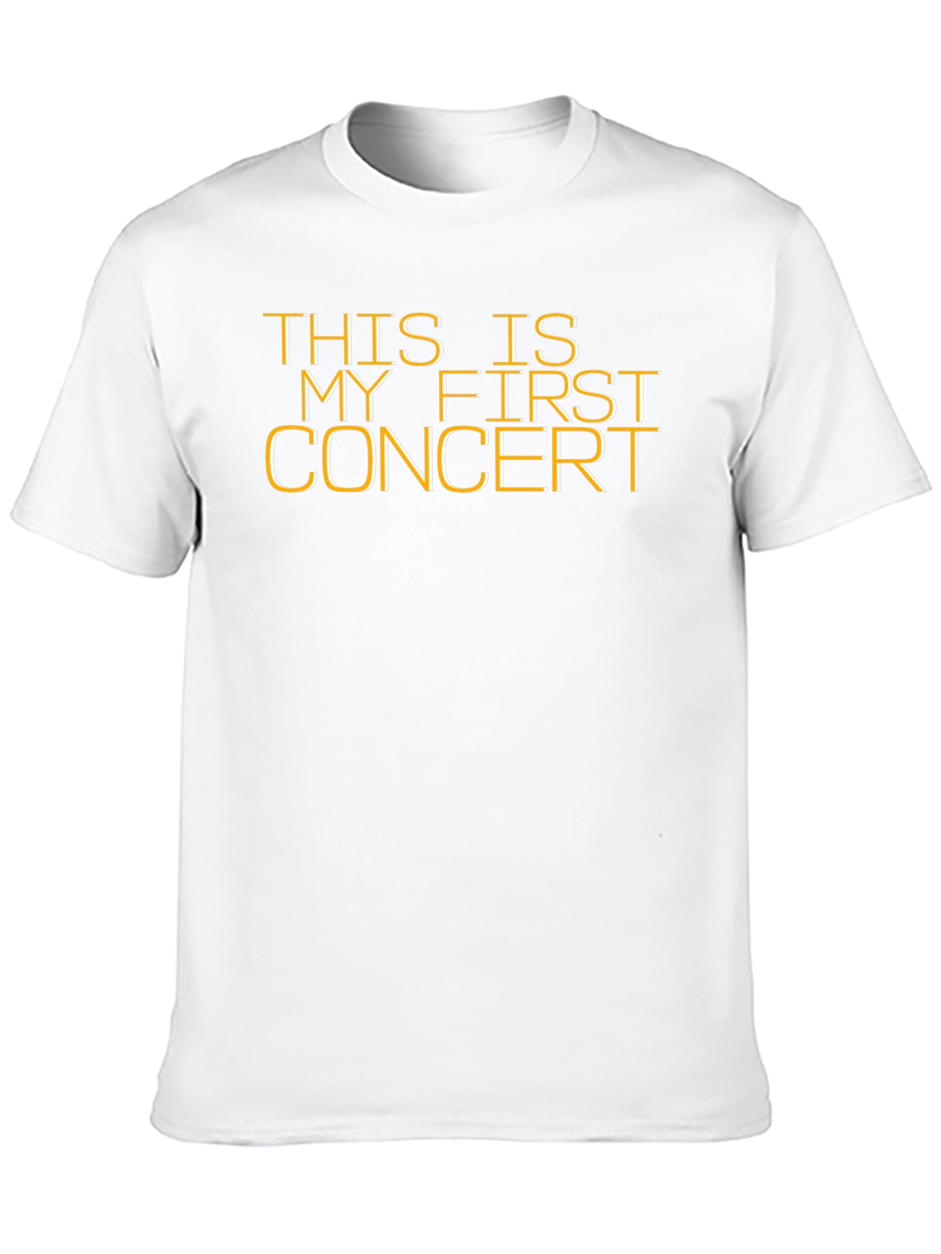 First Concert T-Shirt - Black Cotton Tee