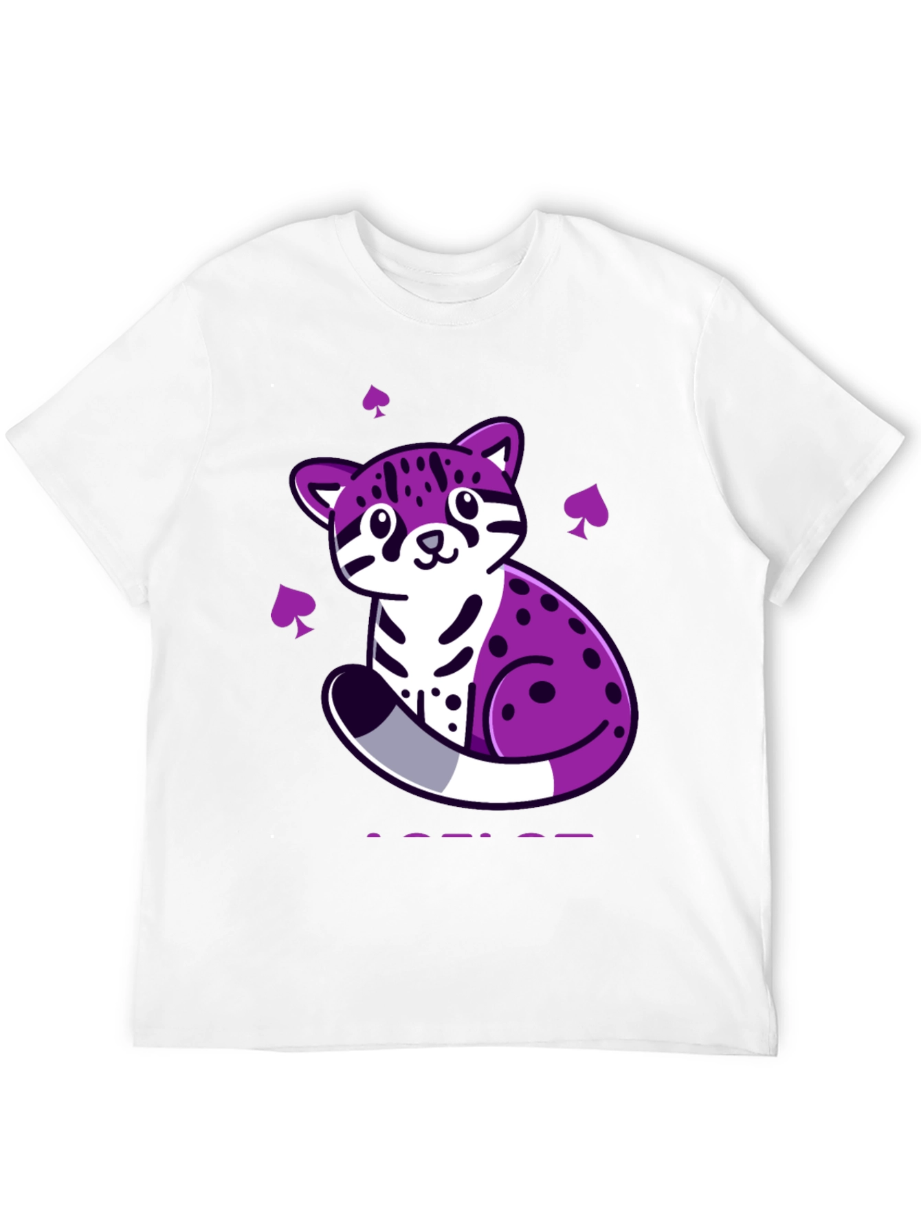 Ace Pride Ocelot T-Shirt - Black