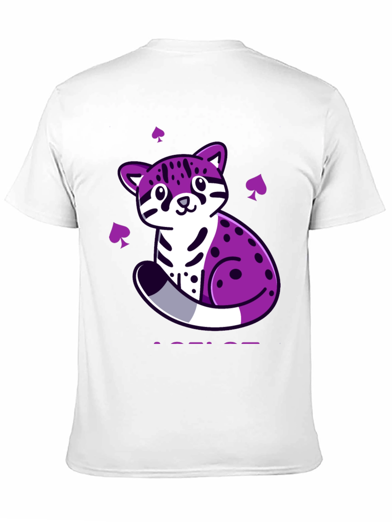Ace Pride Ocelot T-Shirt - Black