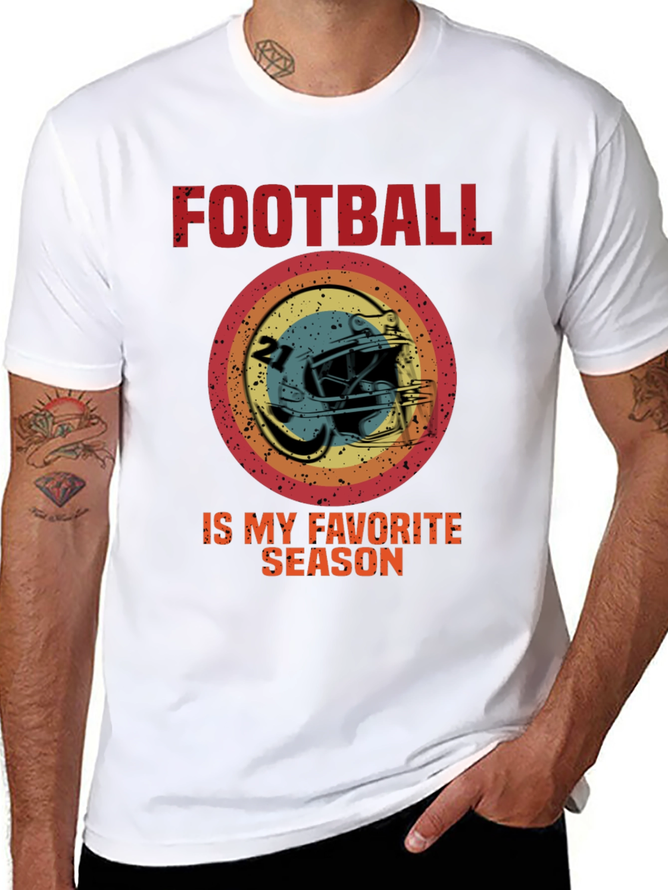 Football Is My Favorite Season Graphic T-Shirt