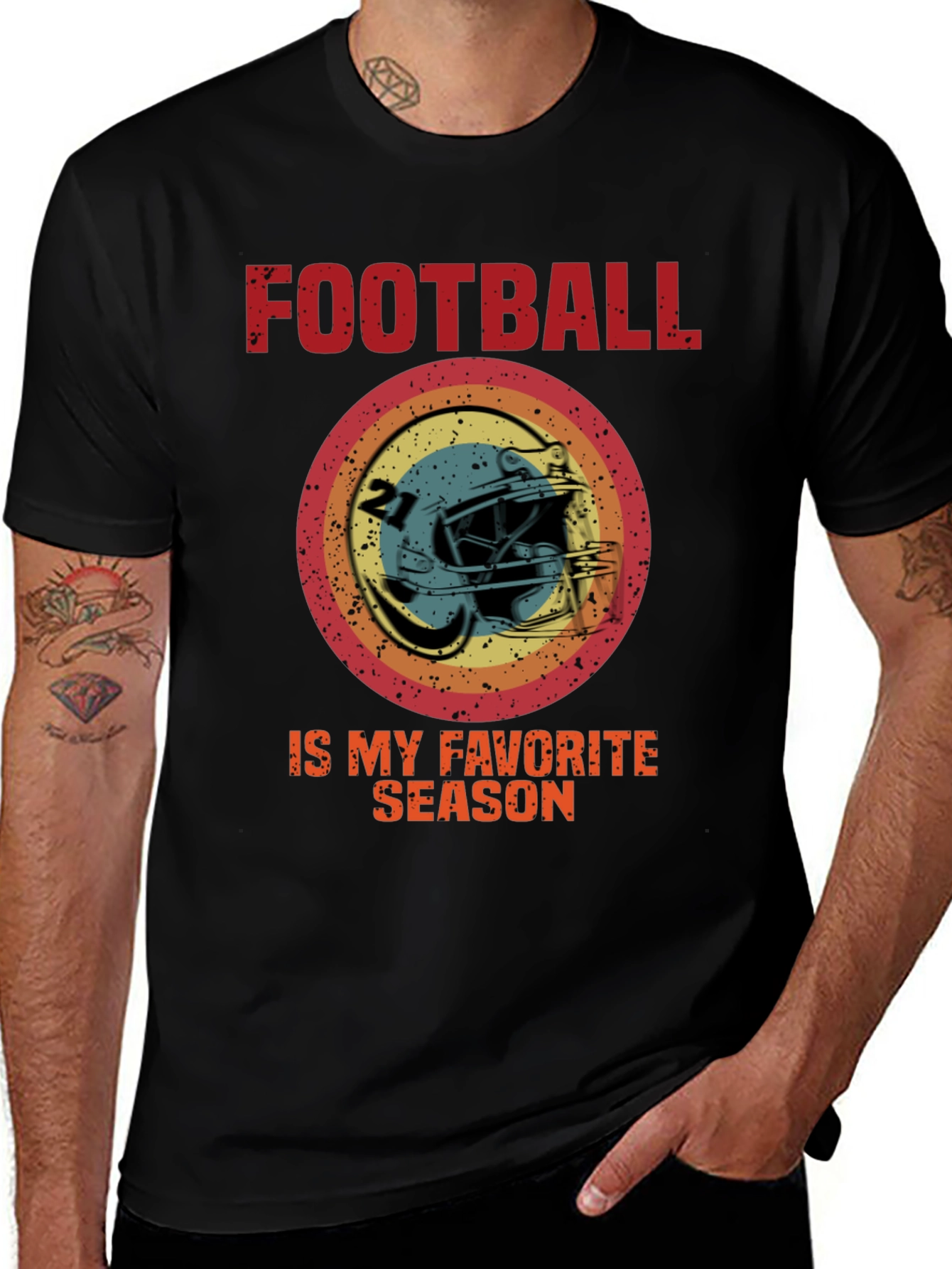 Football Is My Favorite Season Graphic T-Shirt