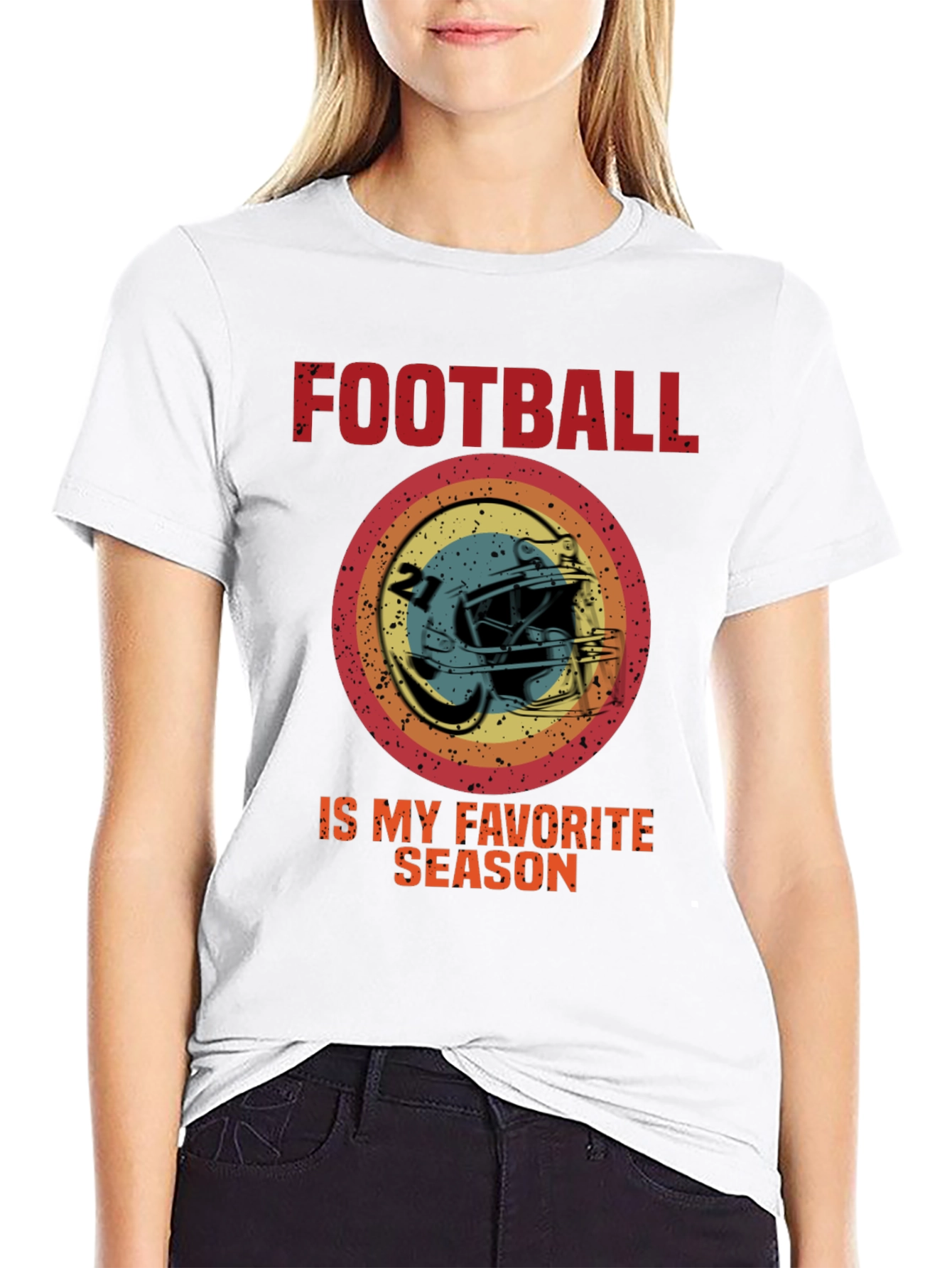 Football Is My Favorite Season Graphic T-Shirt
