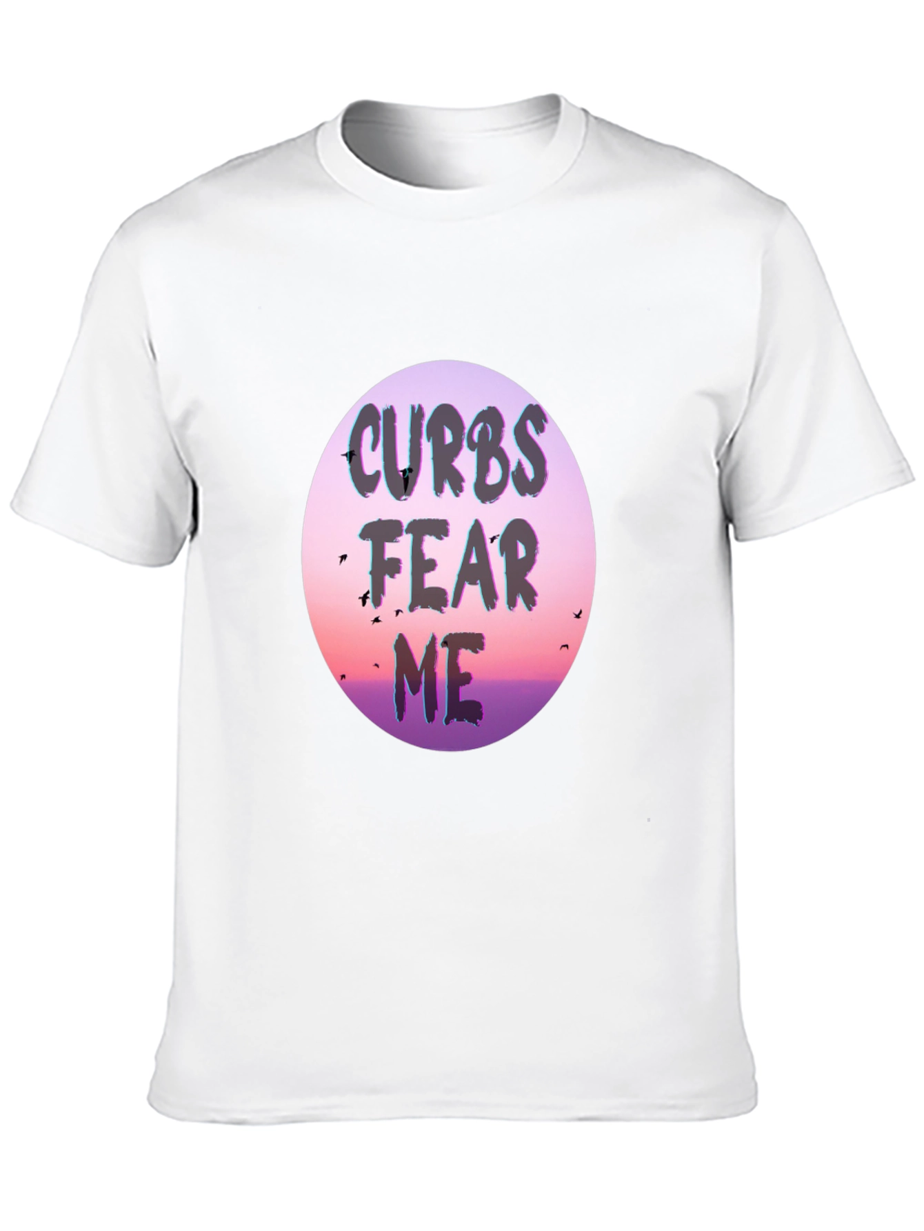 Curb Fear Me Graphic Tee - Stylish Black T-Shirt