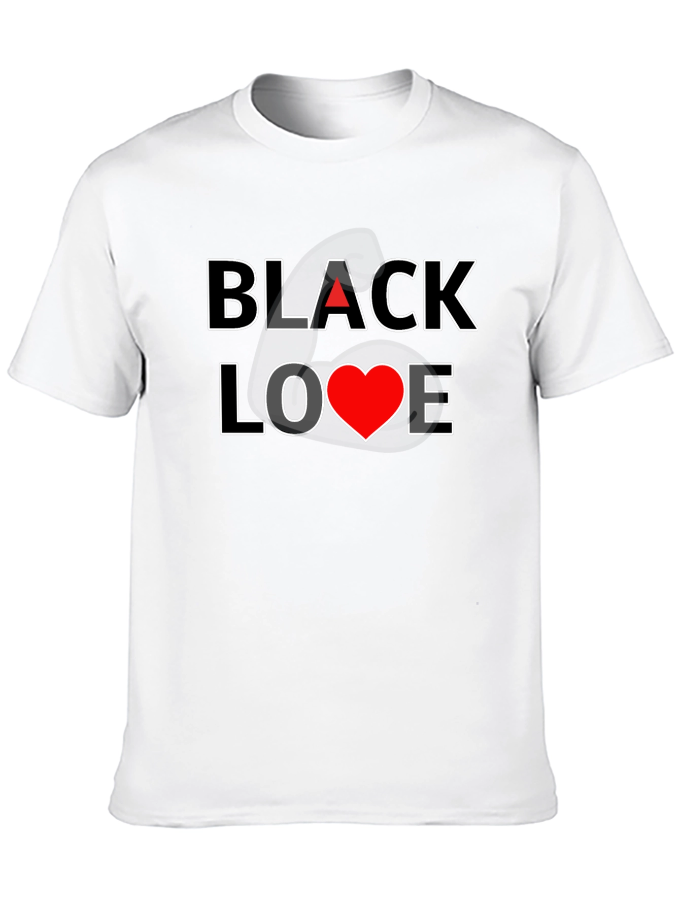 Black Love Graphic Tee - Stylish & Comfortable