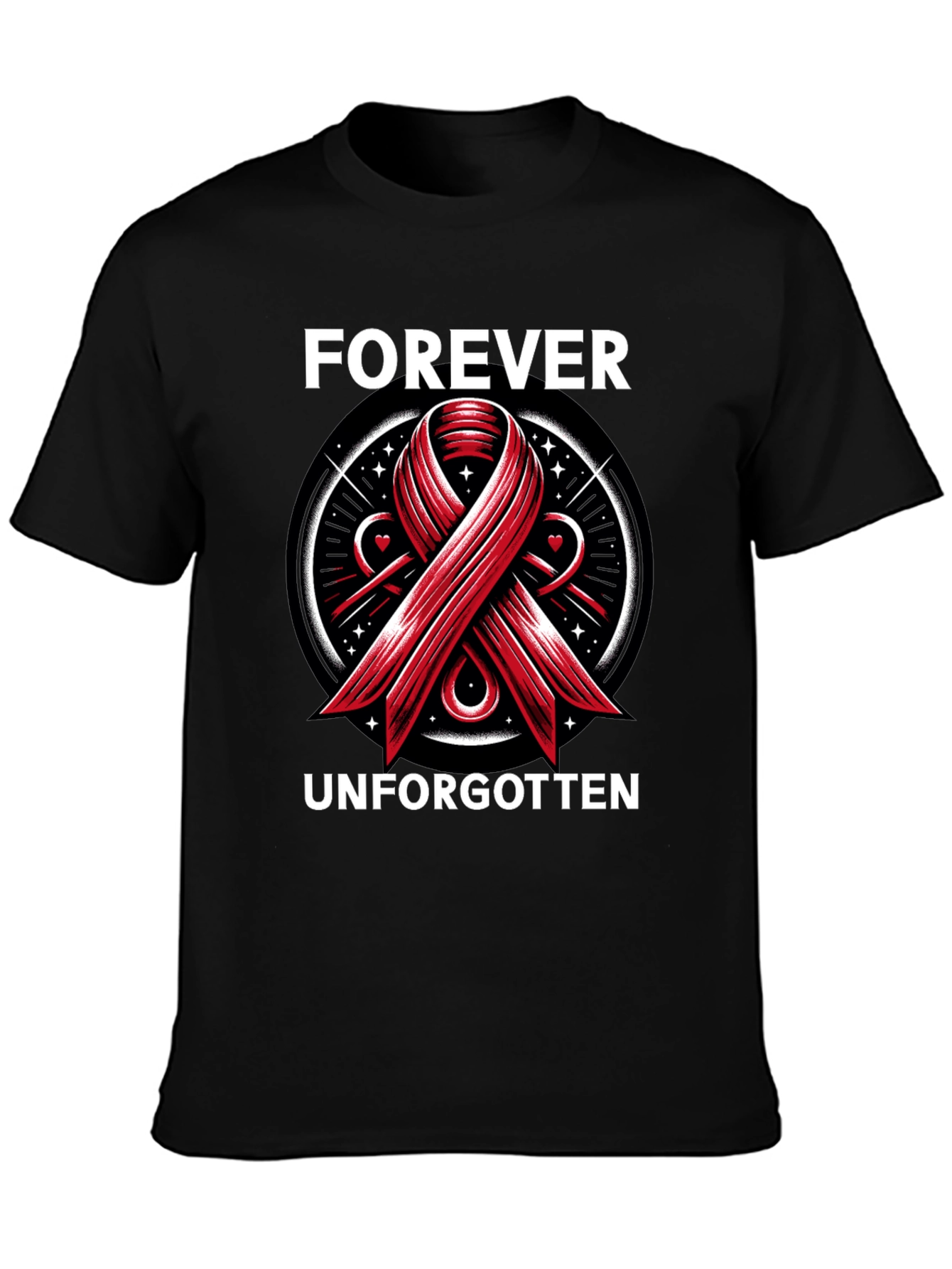 Forever Unforgotten Ribbon Graphic Tee