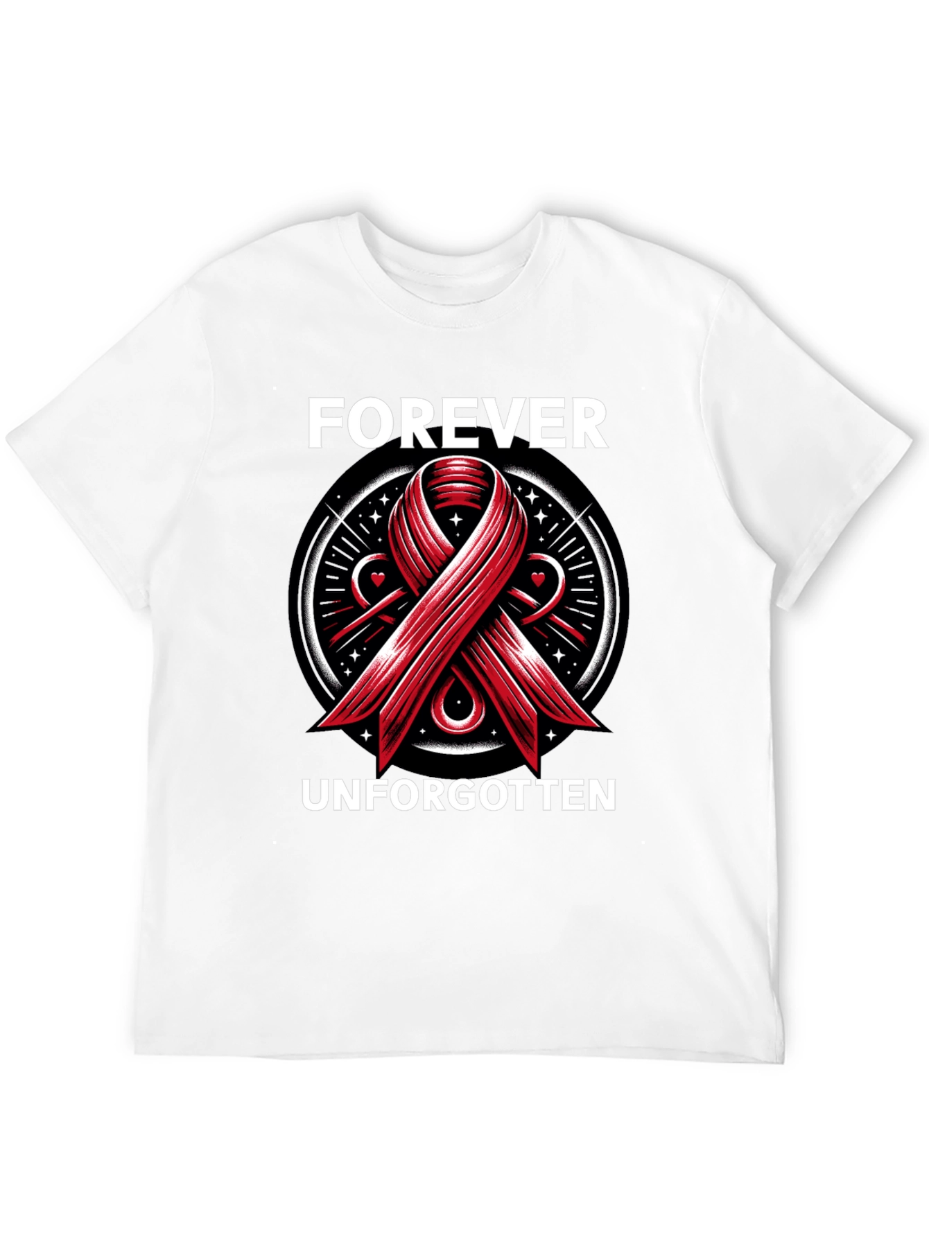 Forever Unforgotten Ribbon Graphic Tee