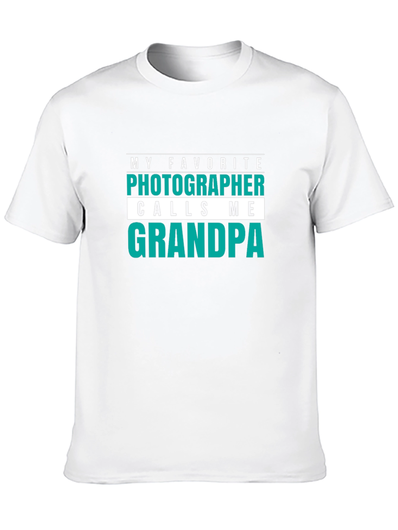 Photographer Grandpa Graphic Tee