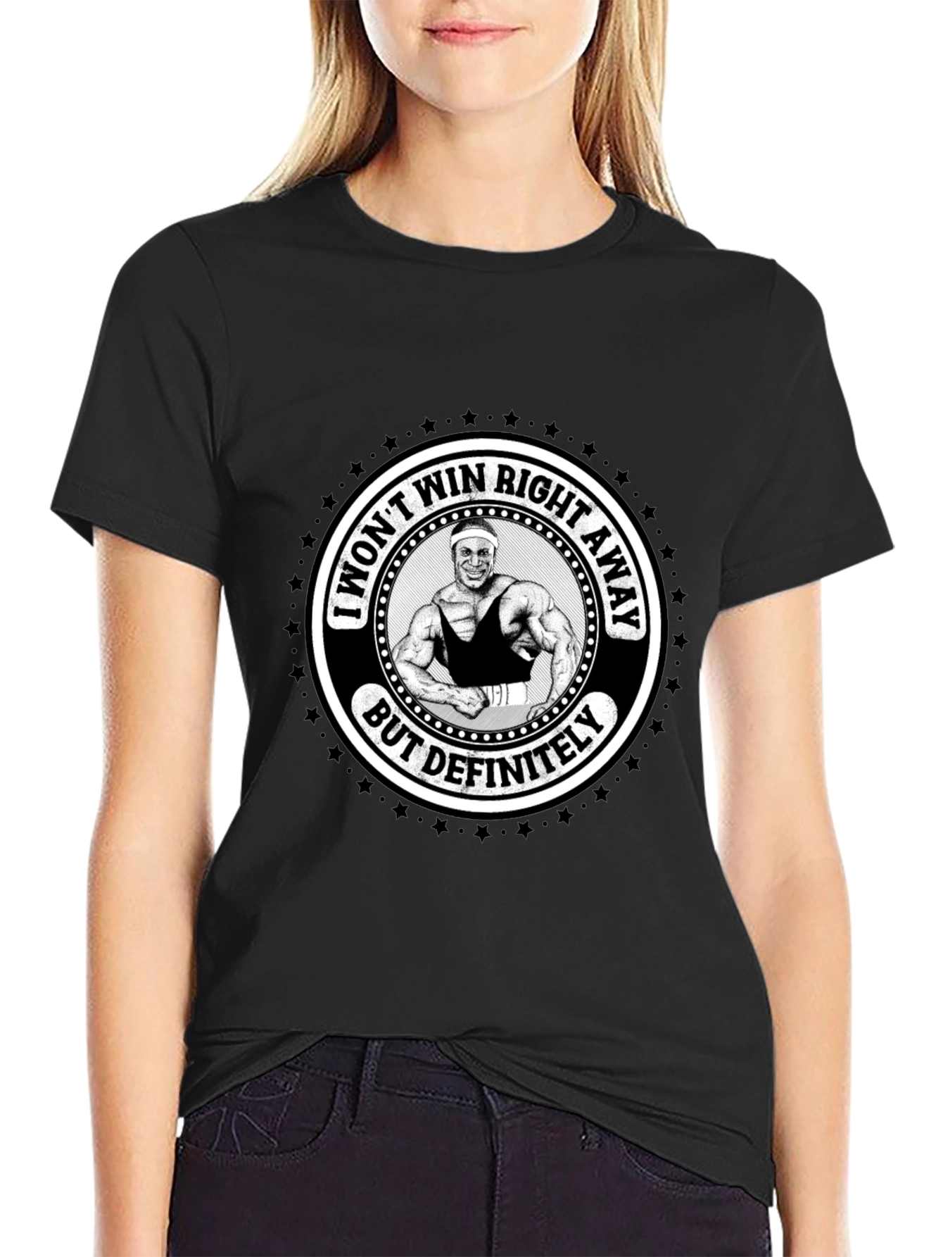 Funny Gym T-Shirt - I Wont Win Right Away