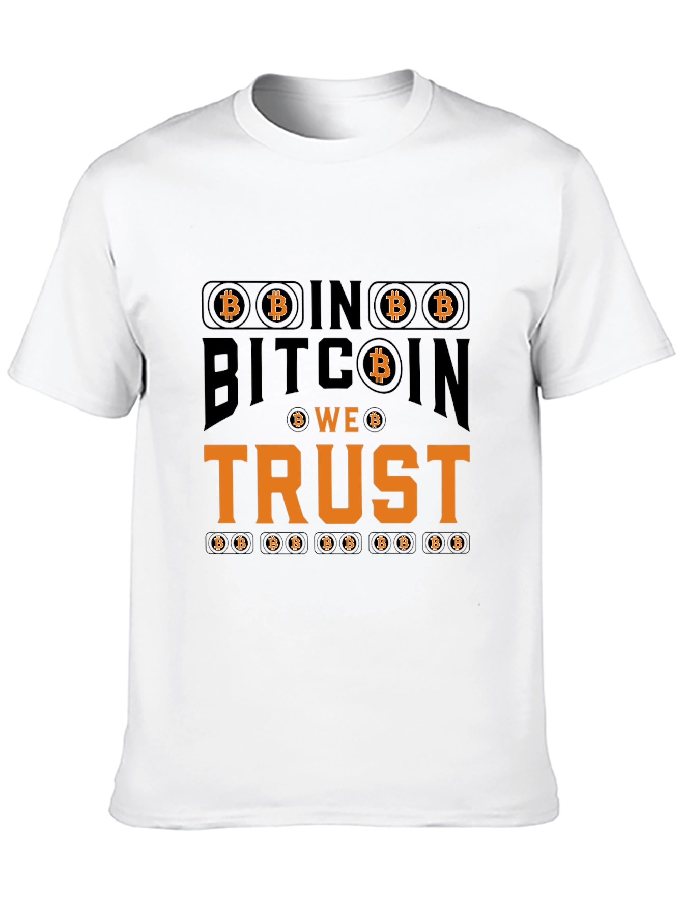 Bitcoin We Trust Black T-Shirt Crypto Currency Tee