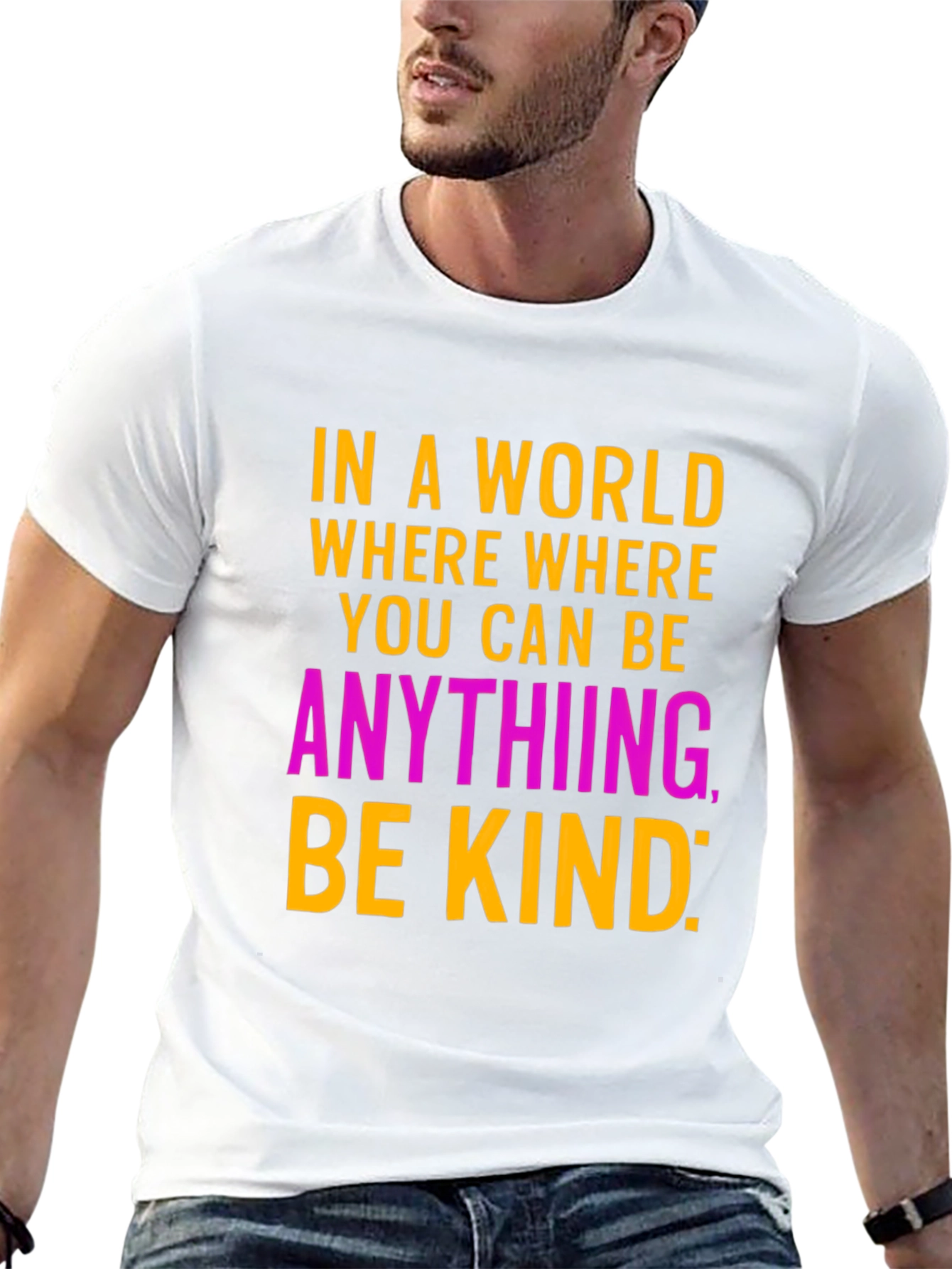 Be Kind Graphic Tee - Stylish Inspirational Message T-Shirt