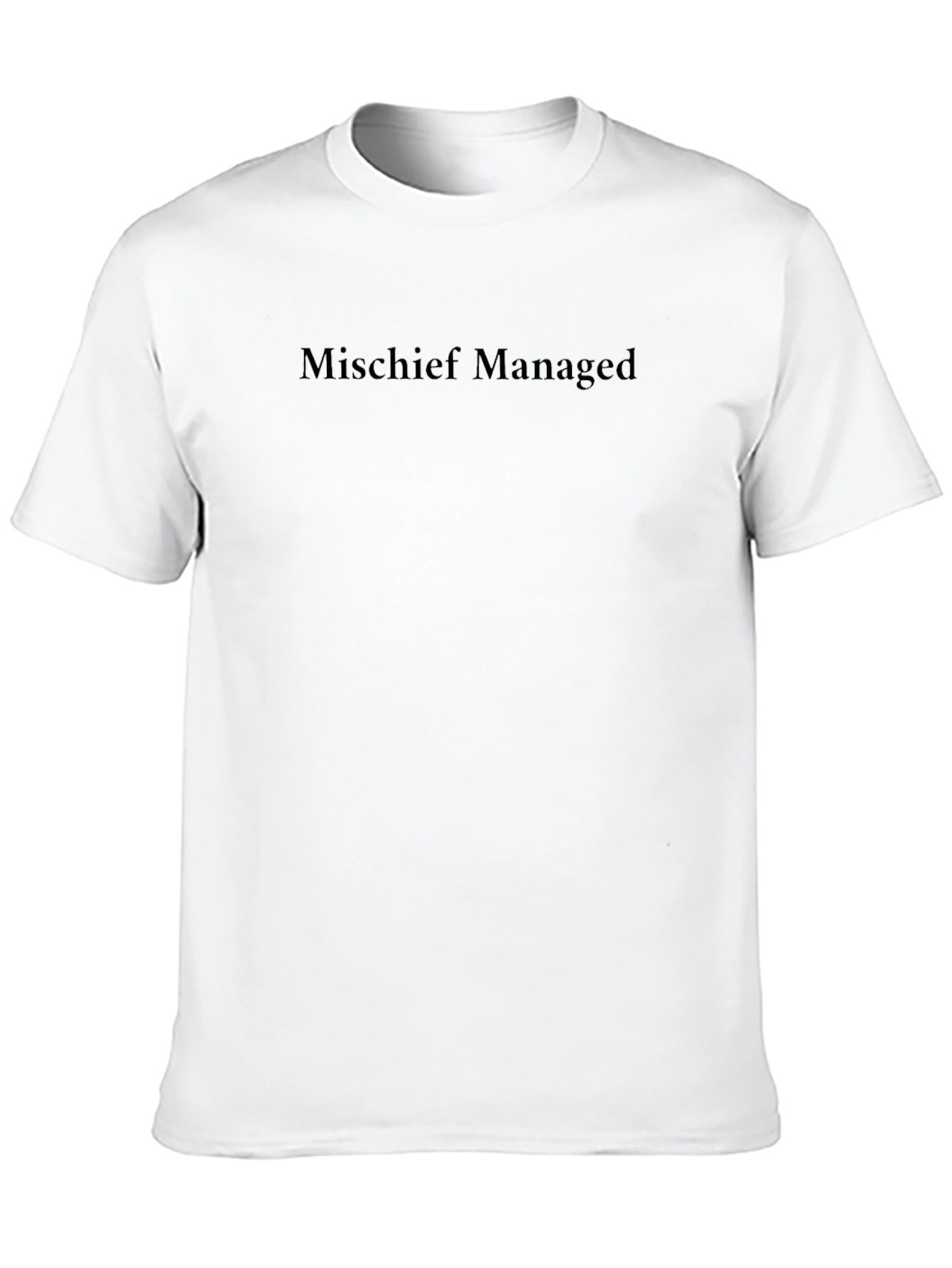Mischief Managed Black Crew Neck T-Shirt