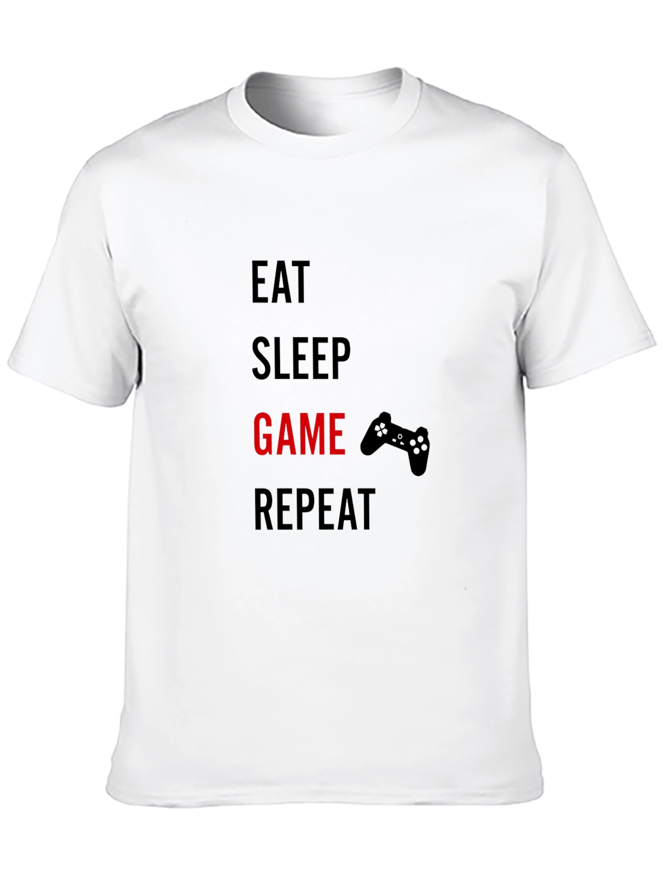 Eat Sleep Game Repeat T-Shirt - Gamer Style