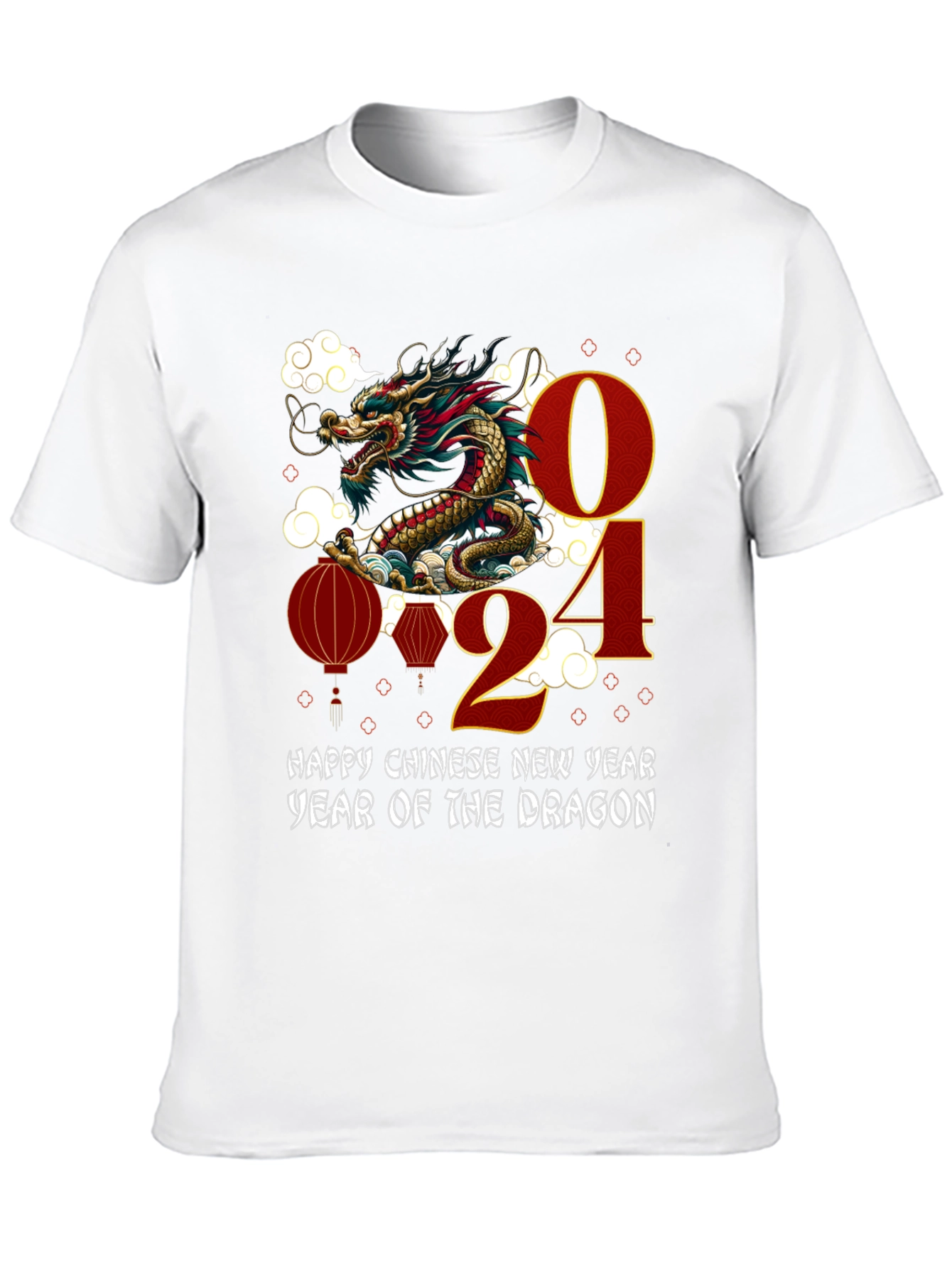Chinese New Year 2024 Dragon T-Shirt