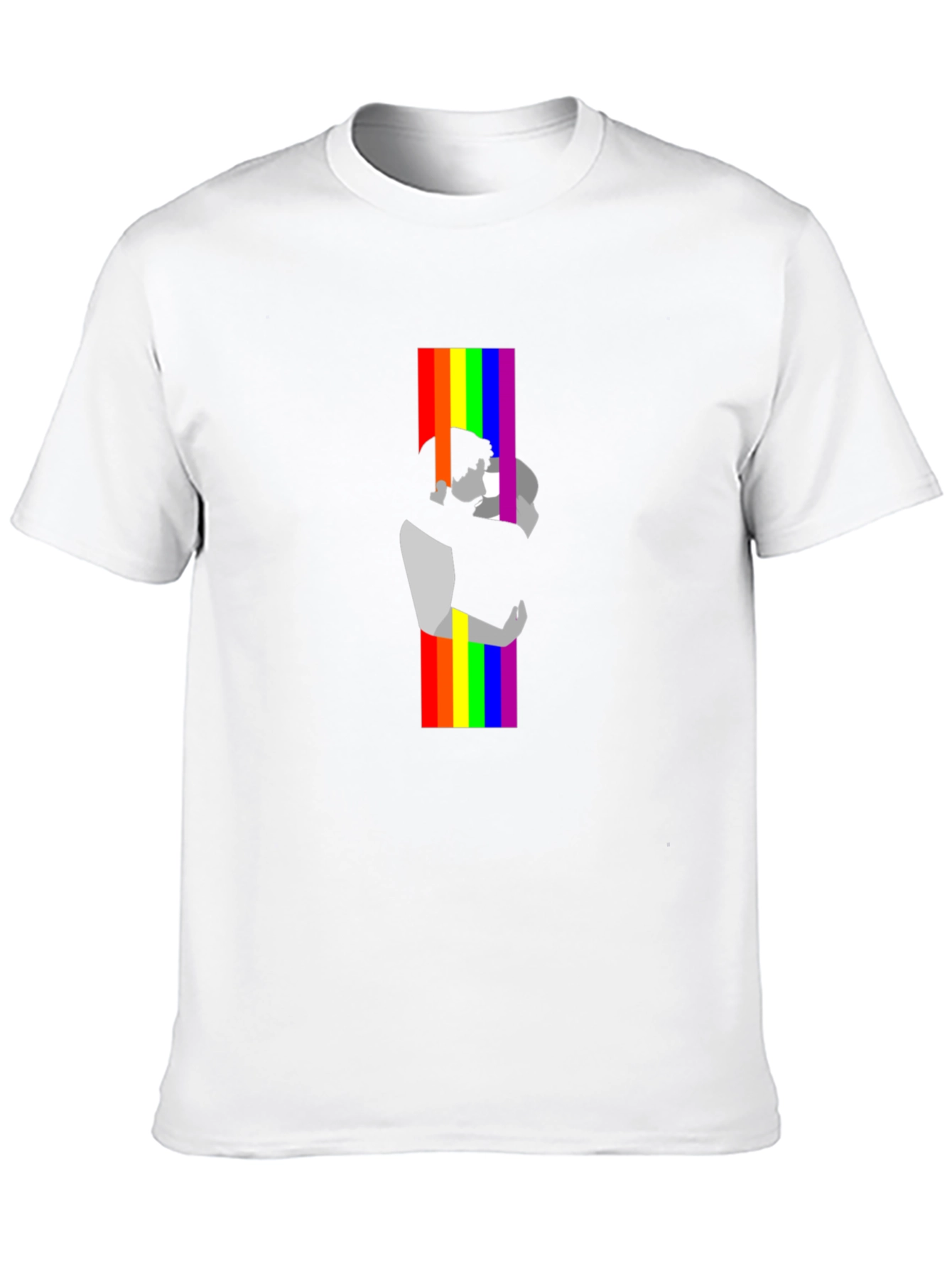 Pride Embrace Graphic Tee - Black LGBT T-Shirt