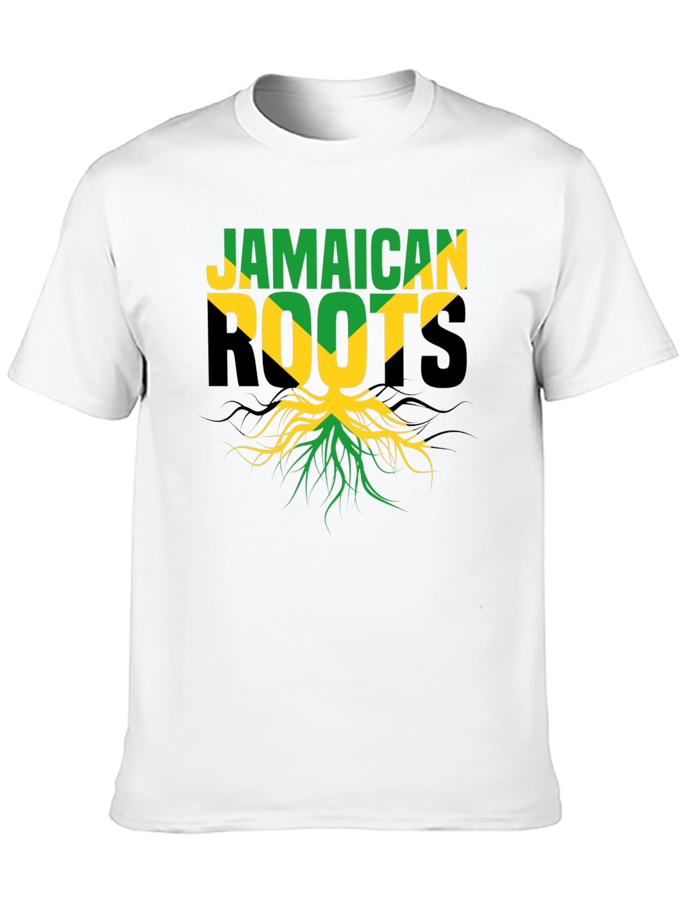 Jamaican Roots Black T-Shirt