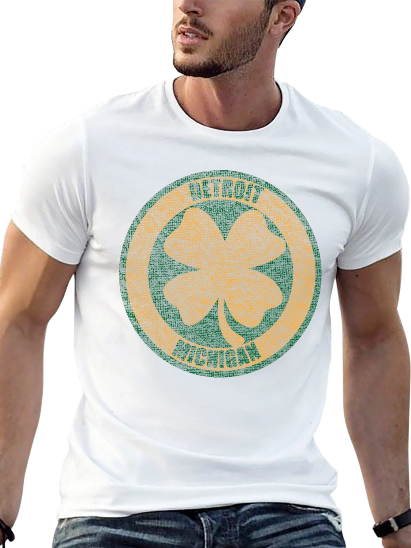 Detroit Michigan Clover T-Shirt