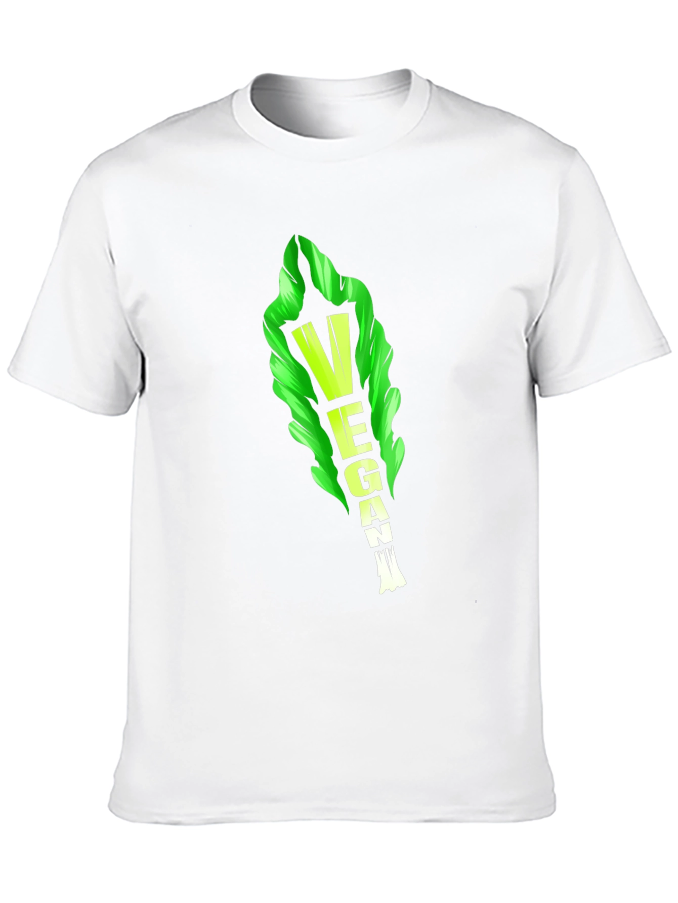 Vegan Lettuce Graphic Tee - Black
