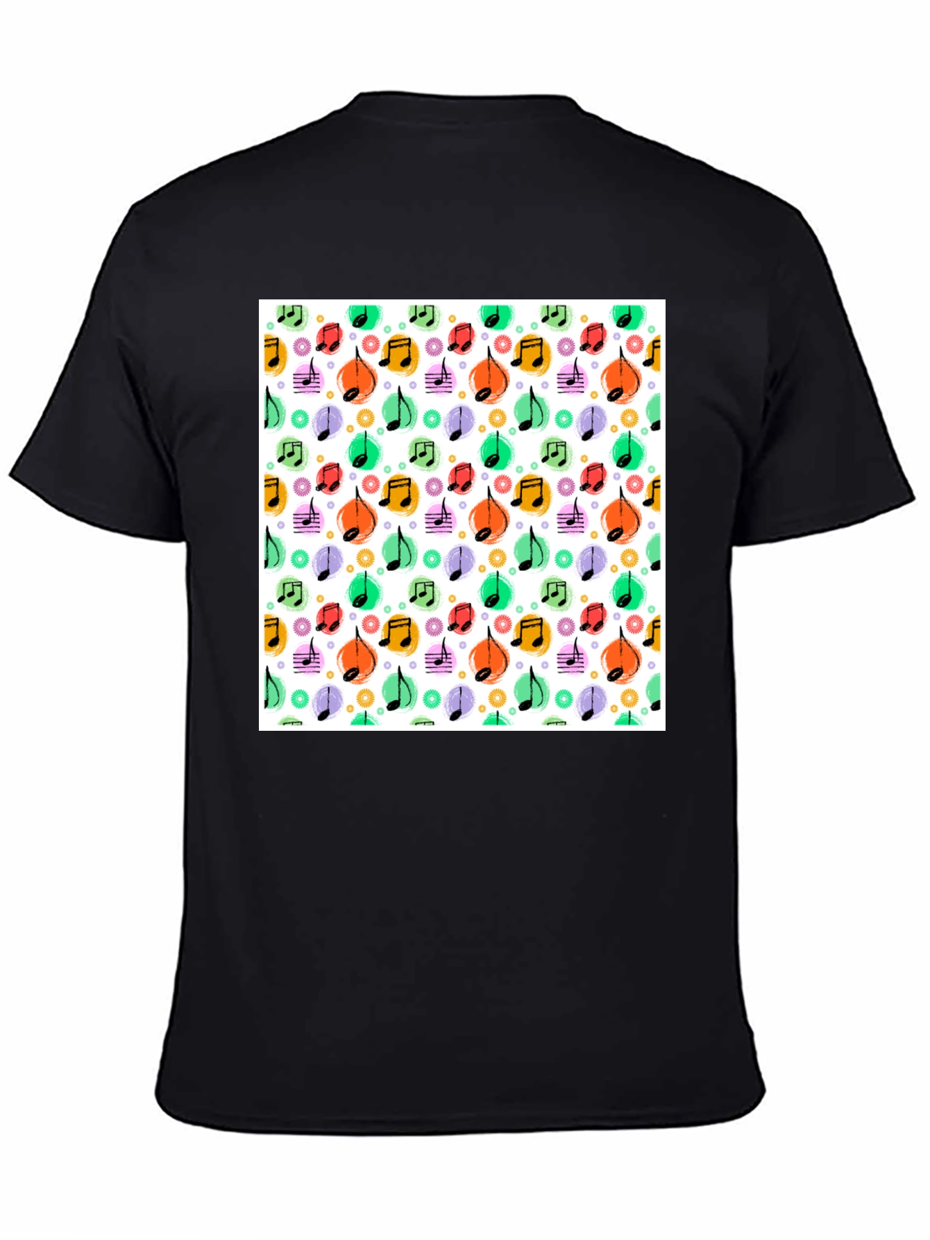 Funky Music Notes T-Shirt - Cool Graphic Tee