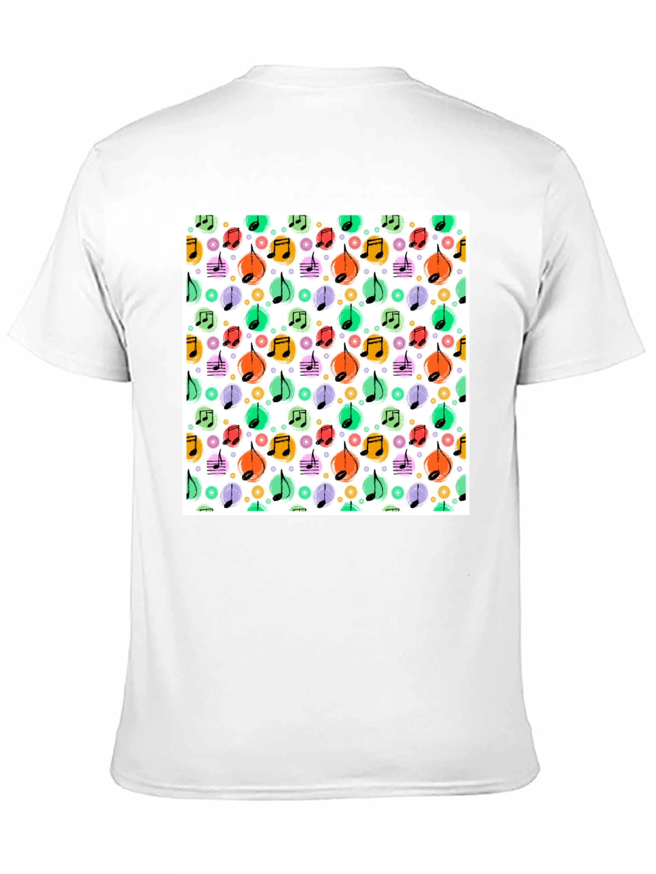 Funky Music Notes T-Shirt - Cool Graphic Tee