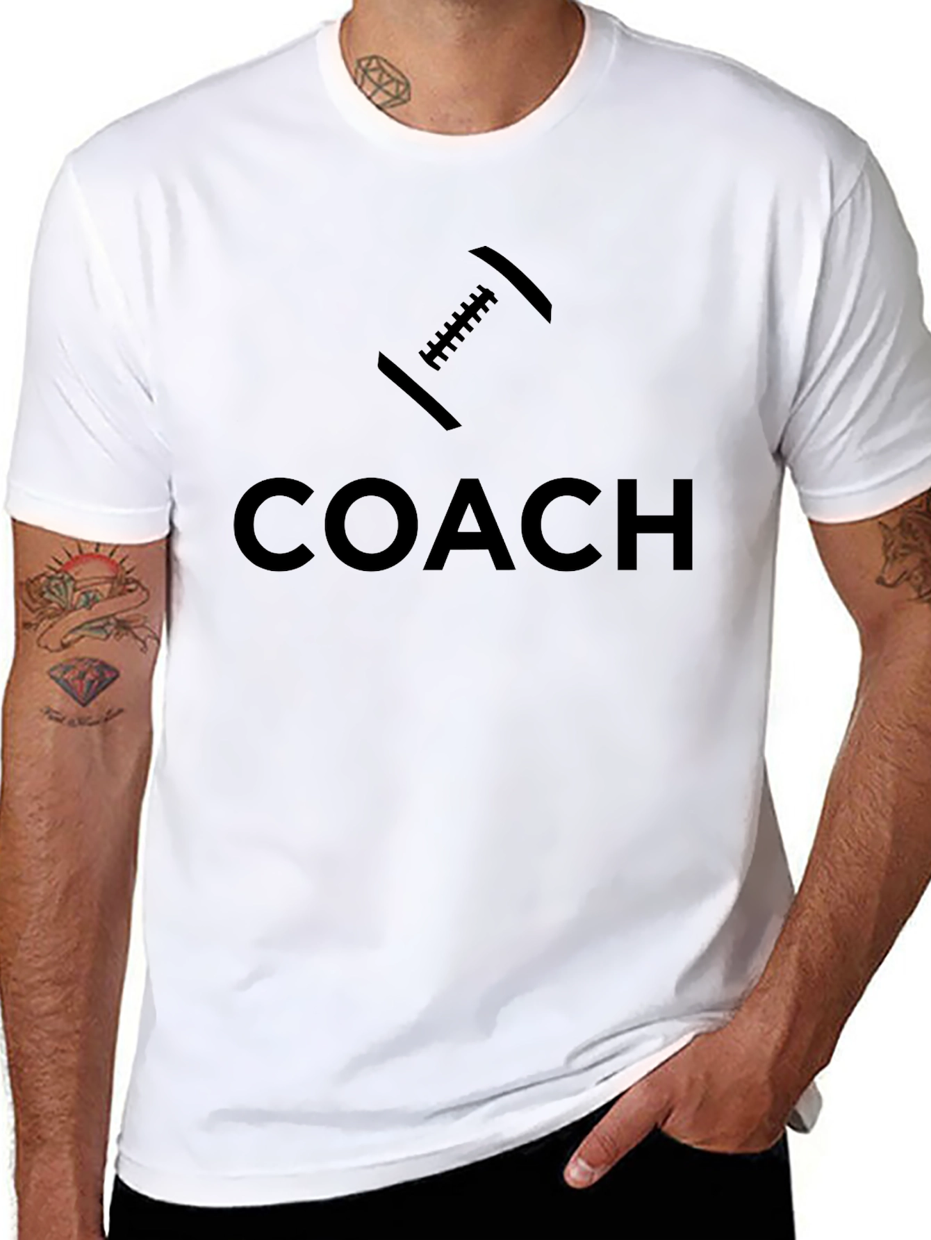 Football Coach T-Shirt - Stylish Sports Apparel