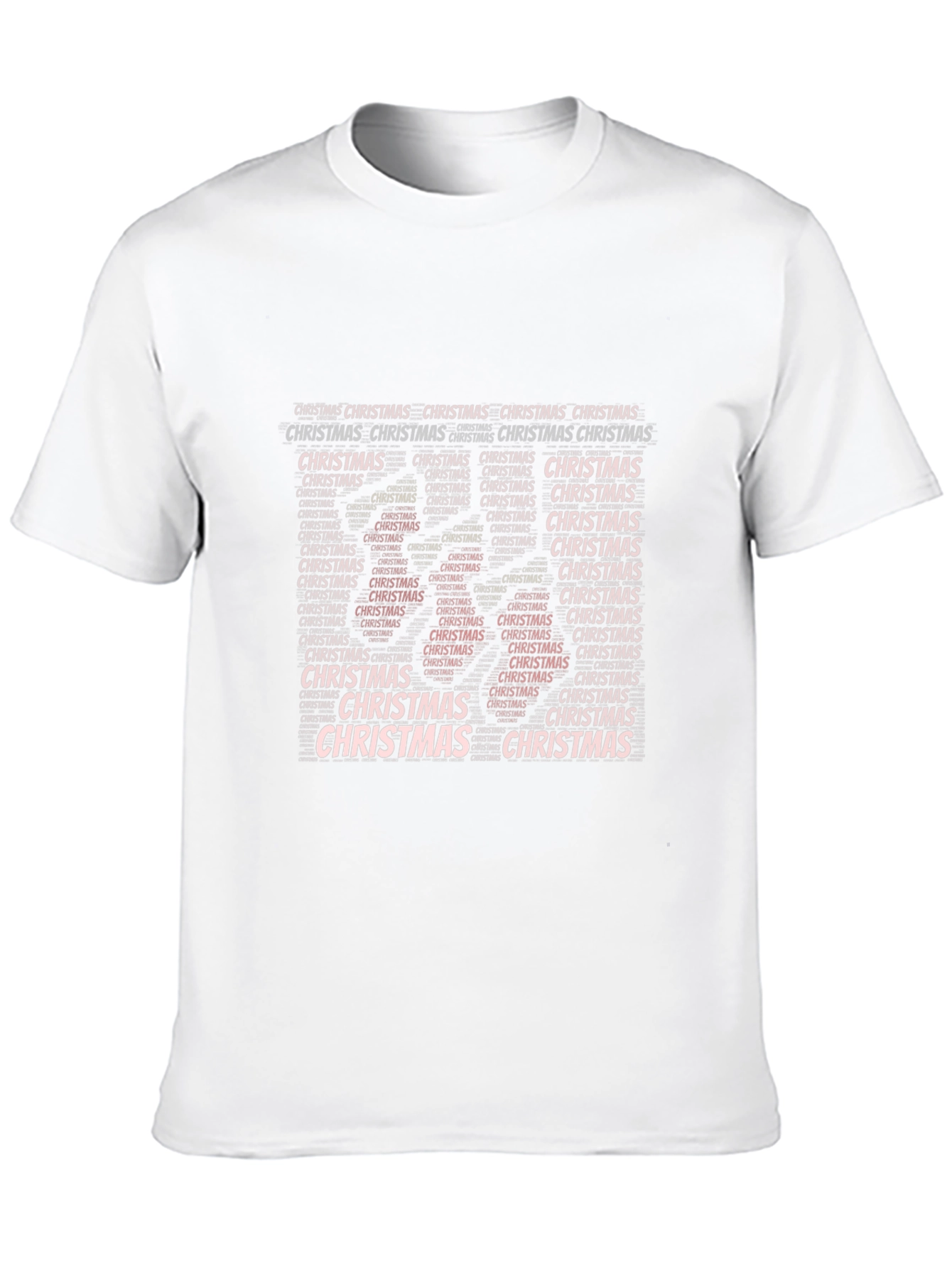 Christmas Tree Word Art T-Shirt