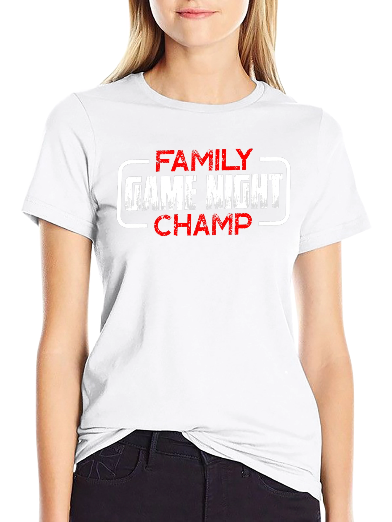 Family Game Night Champ Graphic T-Shirt