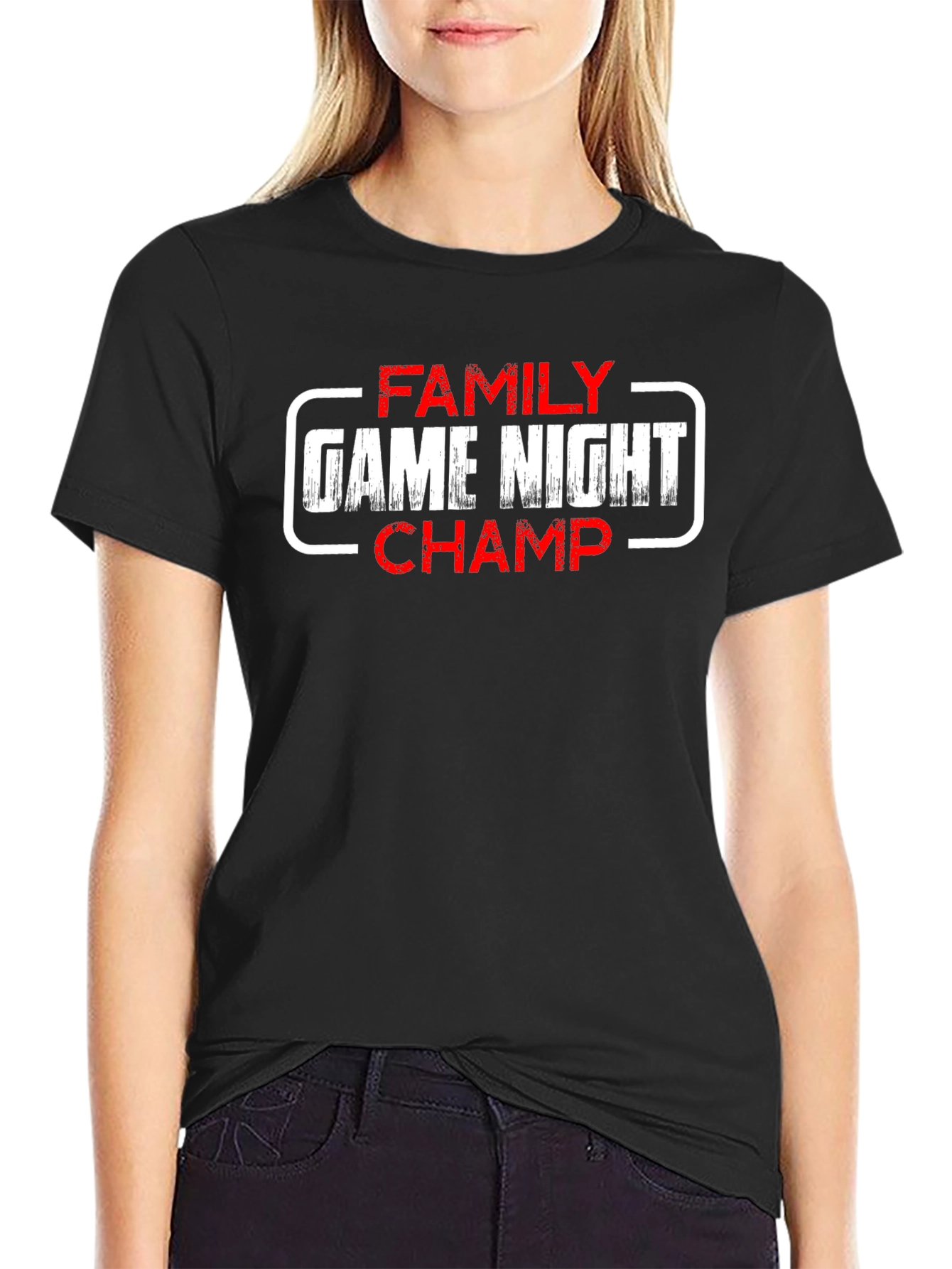 Family Game Night Champ Graphic T-Shirt