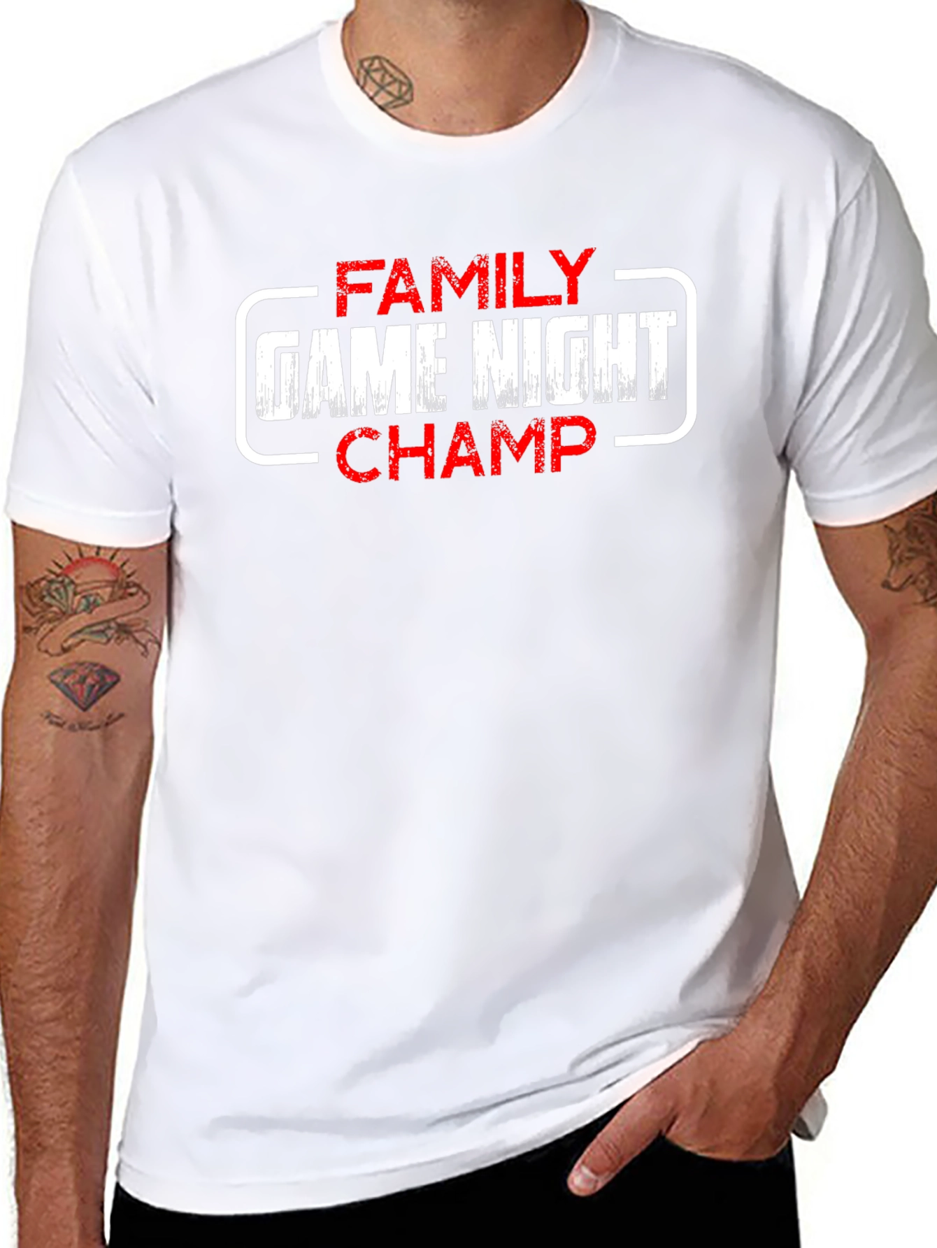 Family Game Night Champ Graphic T-Shirt