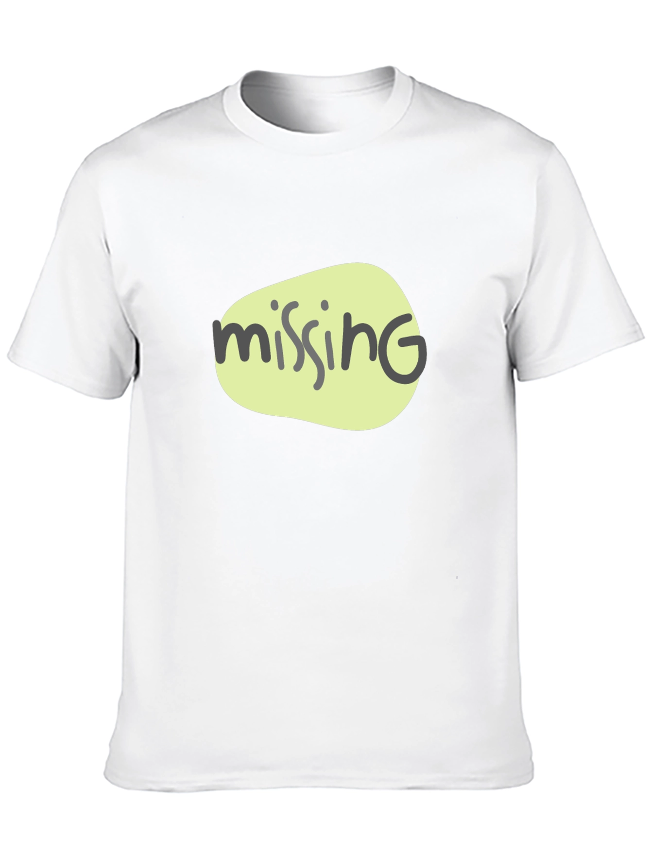 Missing Piece Graphic T-Shirt - Black Cotton Tee
