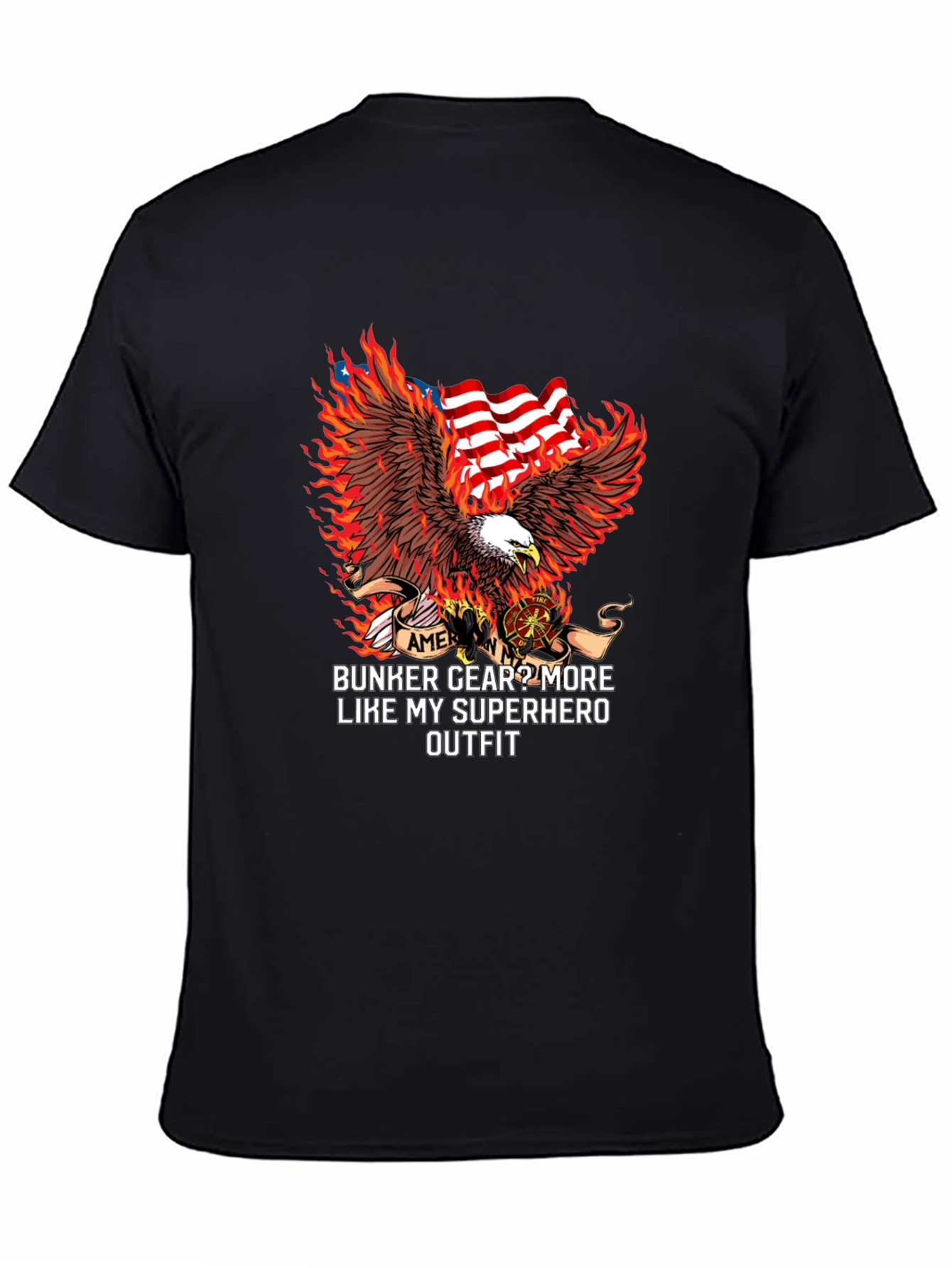 Firefighter Superhero Outfit T-Shirt