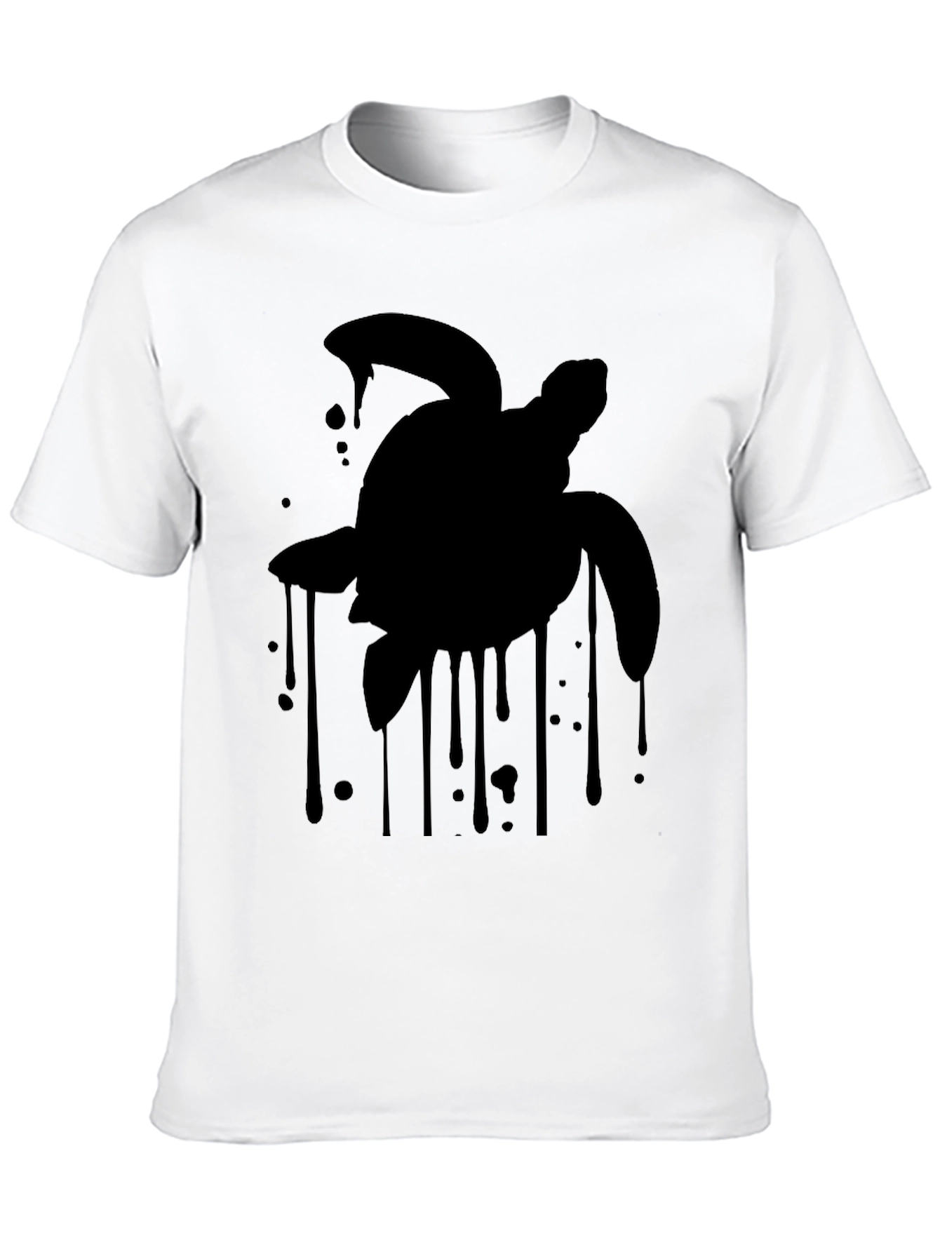 Black Turtle Drip Graphic Tee