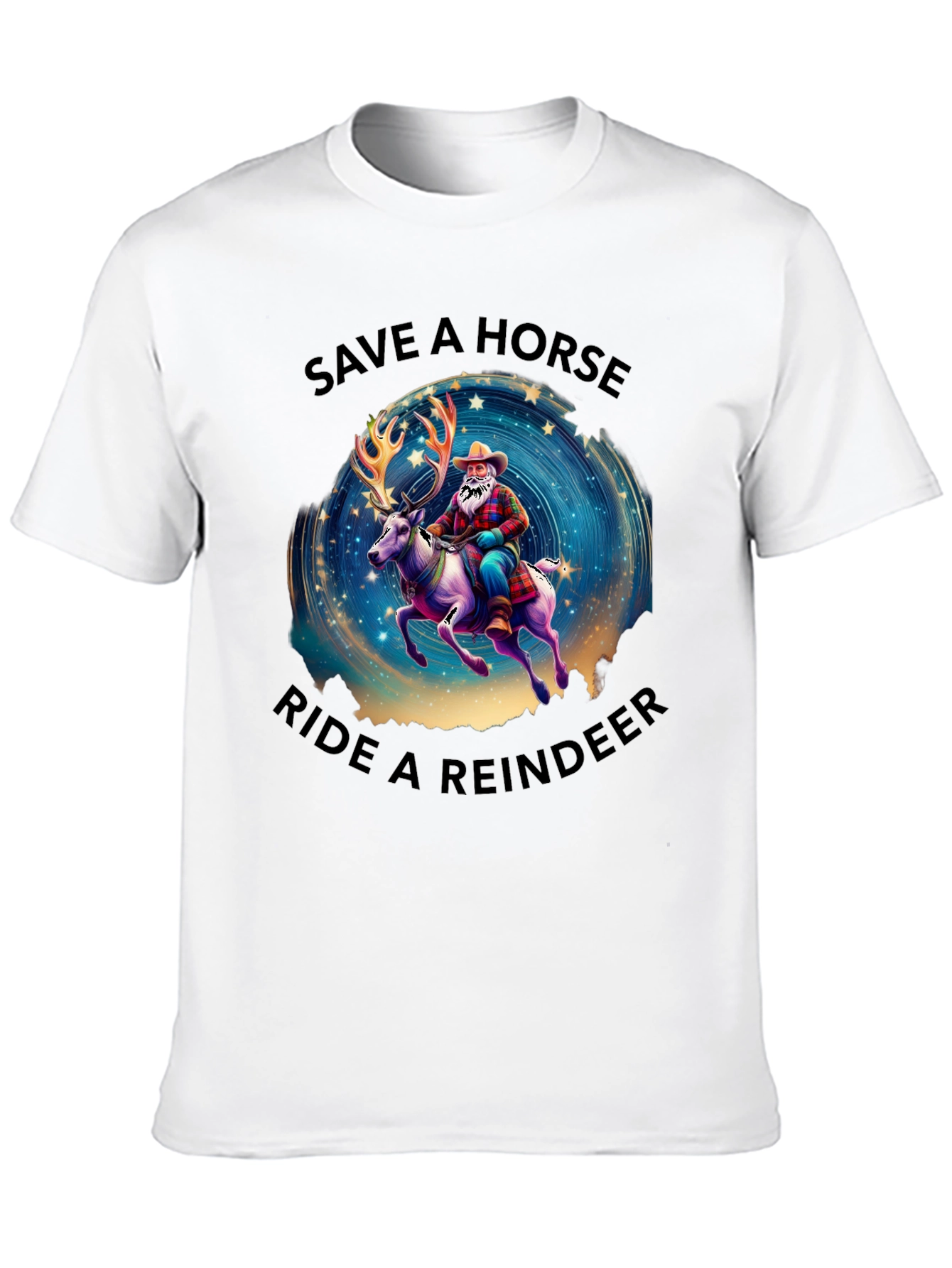 Save a Horse Ride a Reindeer Graphic Tee