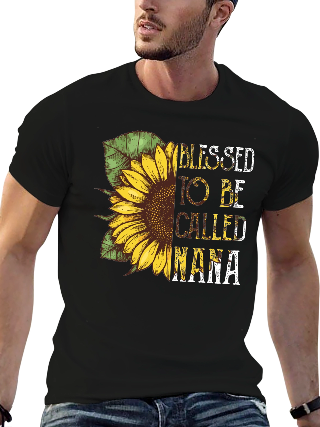 Blessed To Be Called Nana Sunflower Graphic Tee