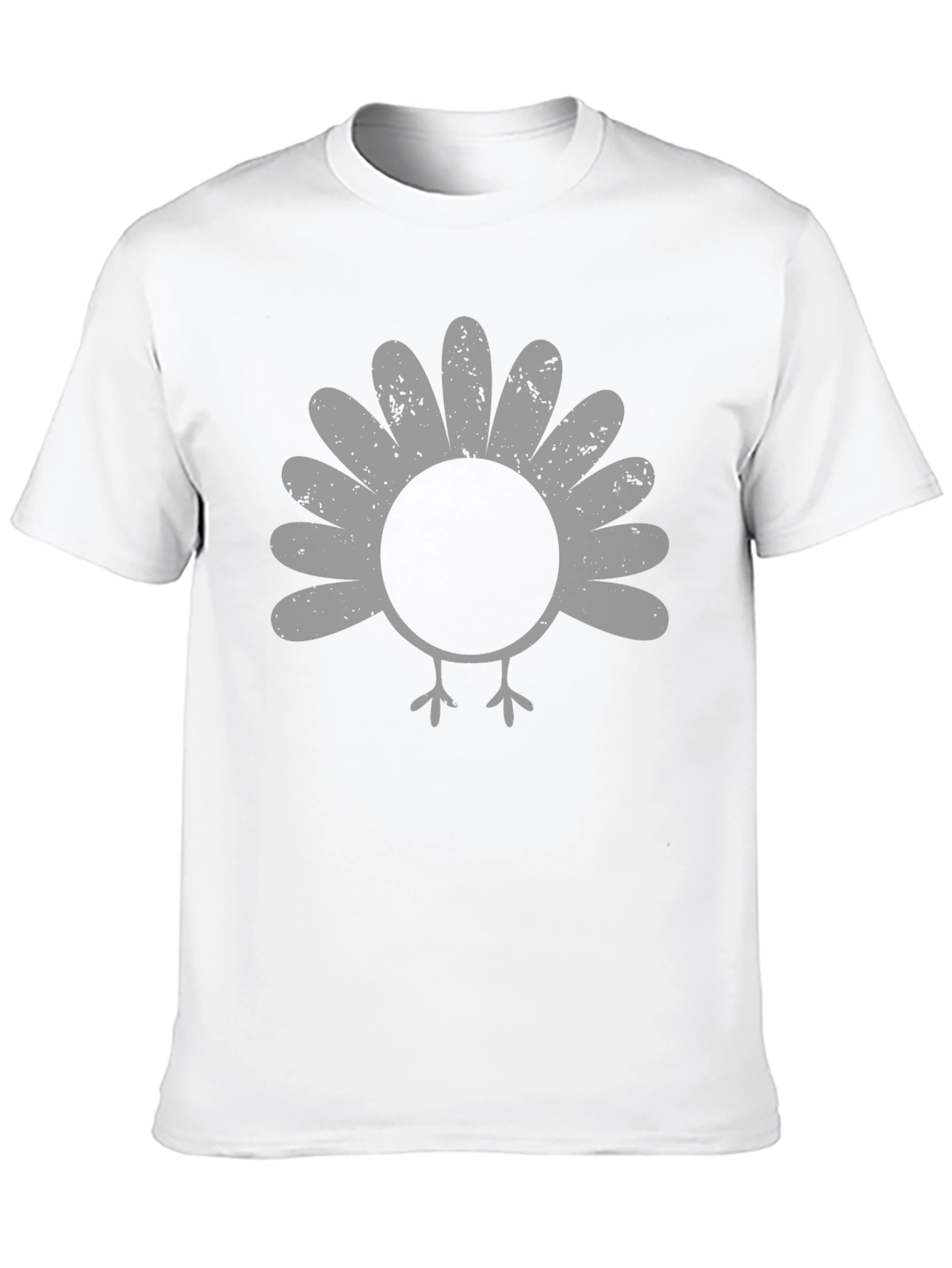 Thanksgiving Turkey Graphic Tee - Black T-Shirt