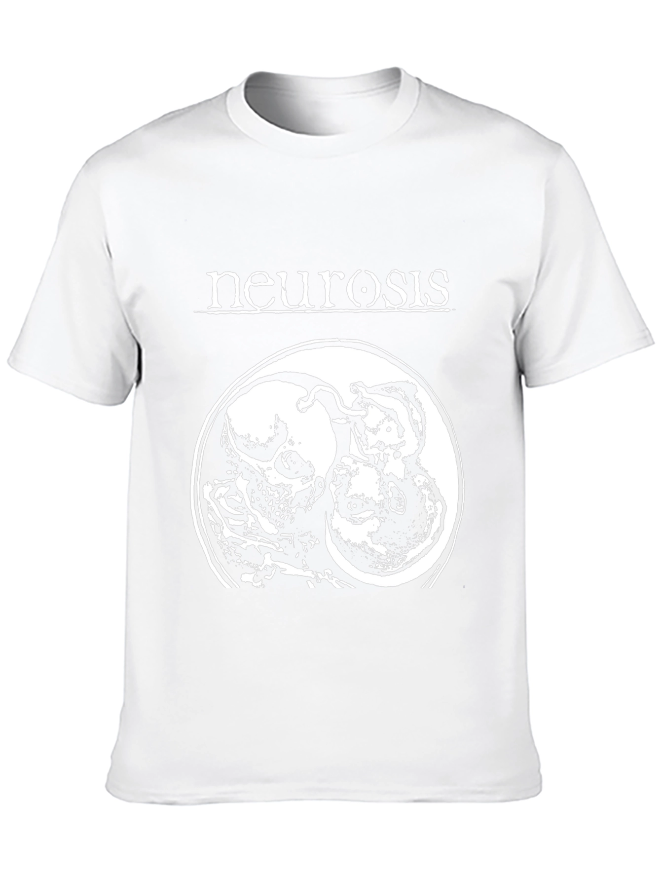 Neurosis Band T-Shirt: Skull & Fetus Graphic
