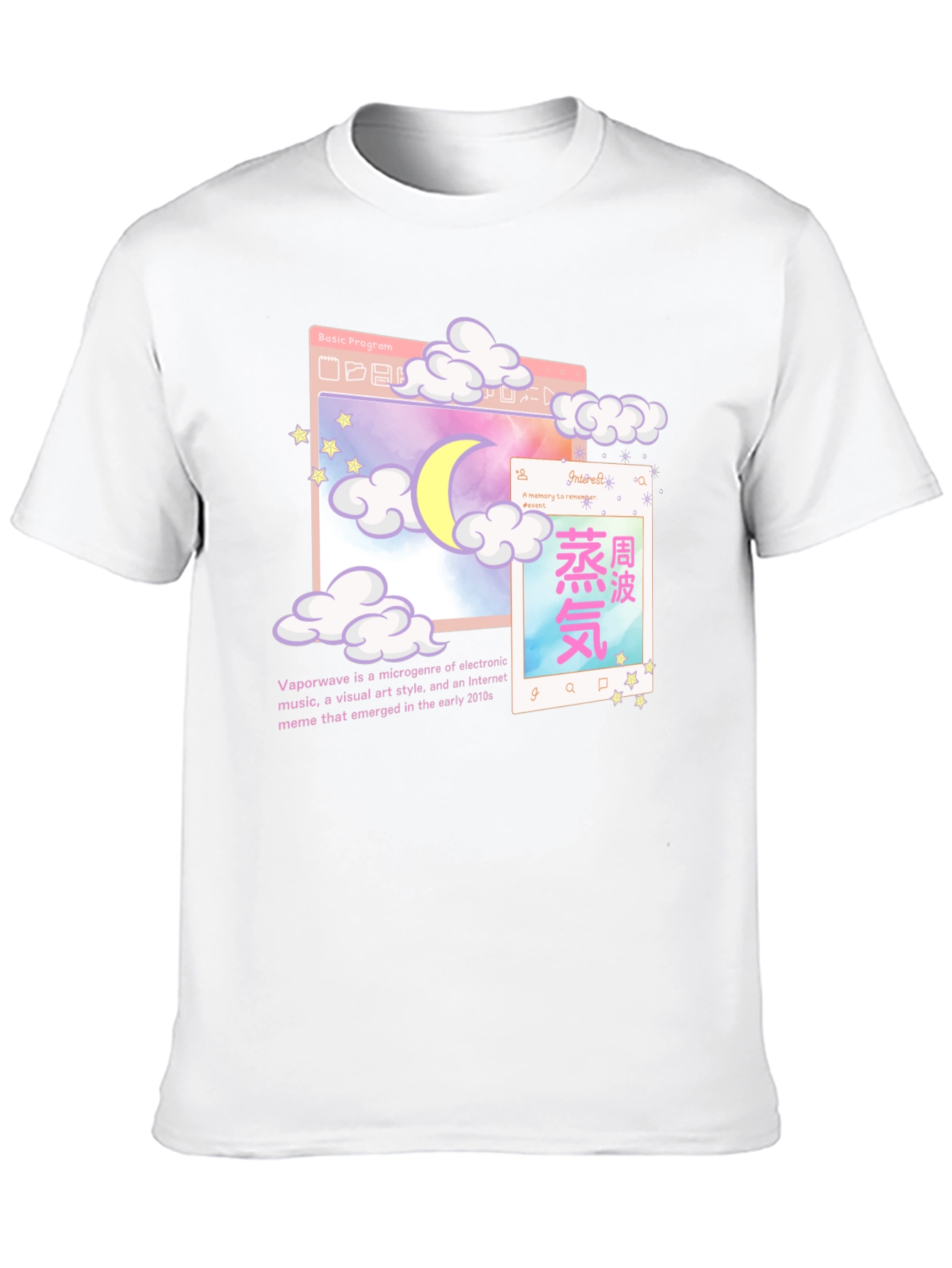 Vaporwave Aesthetic Graphic T-Shirt