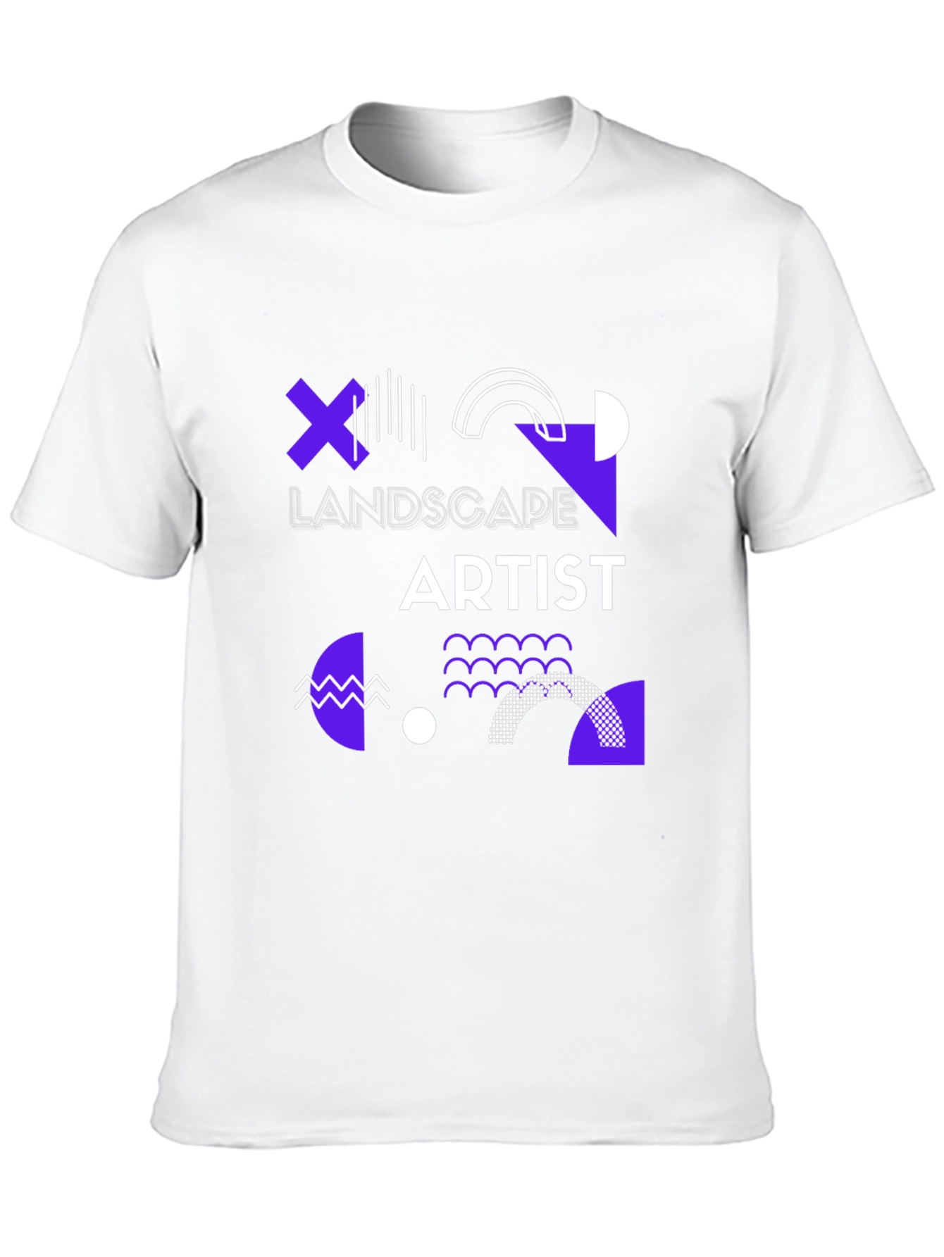 Landscape Artist Graphic Tee - Modern Design