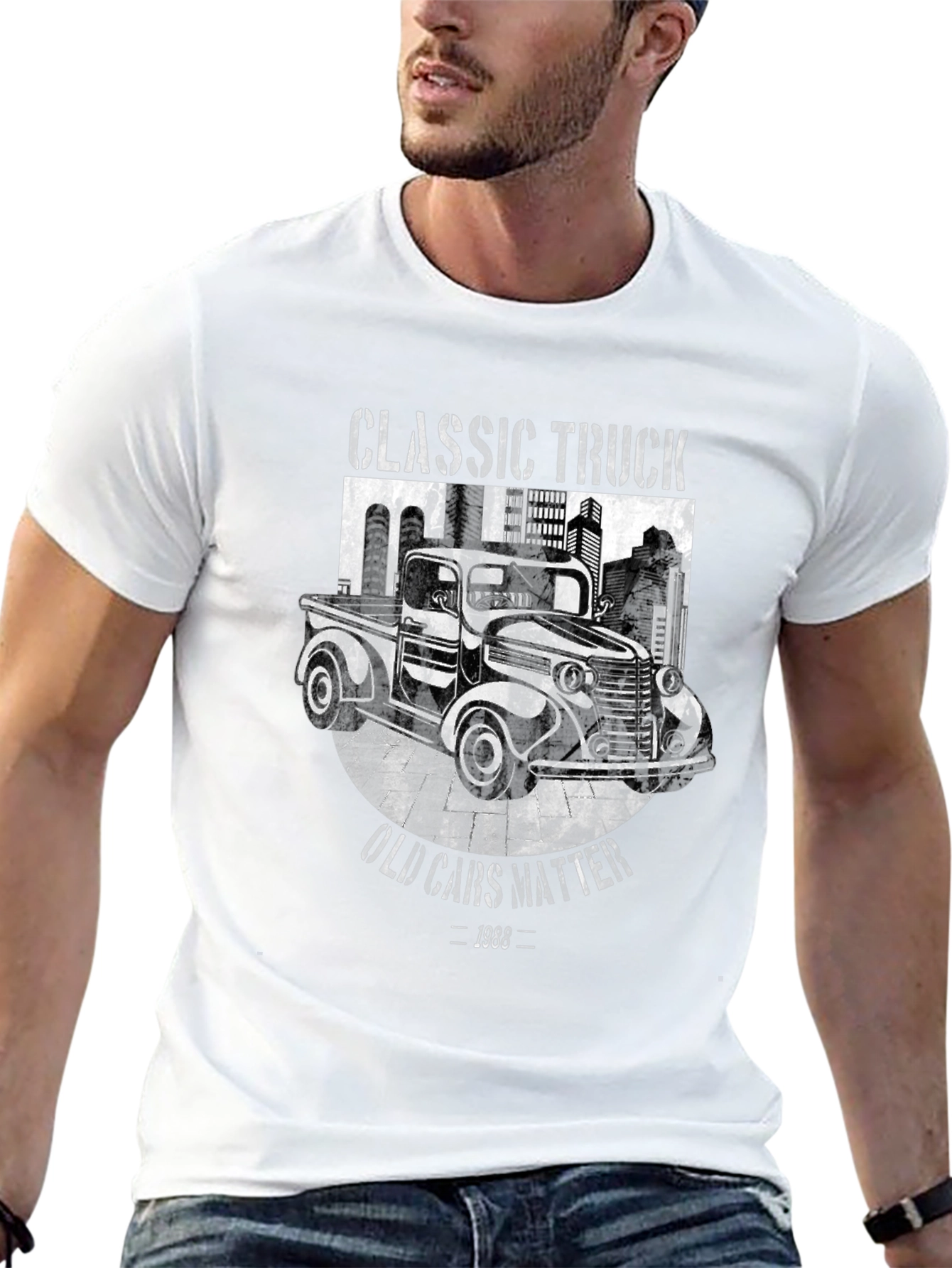 Classic Truck Graphic Tee - Old Cars Matter